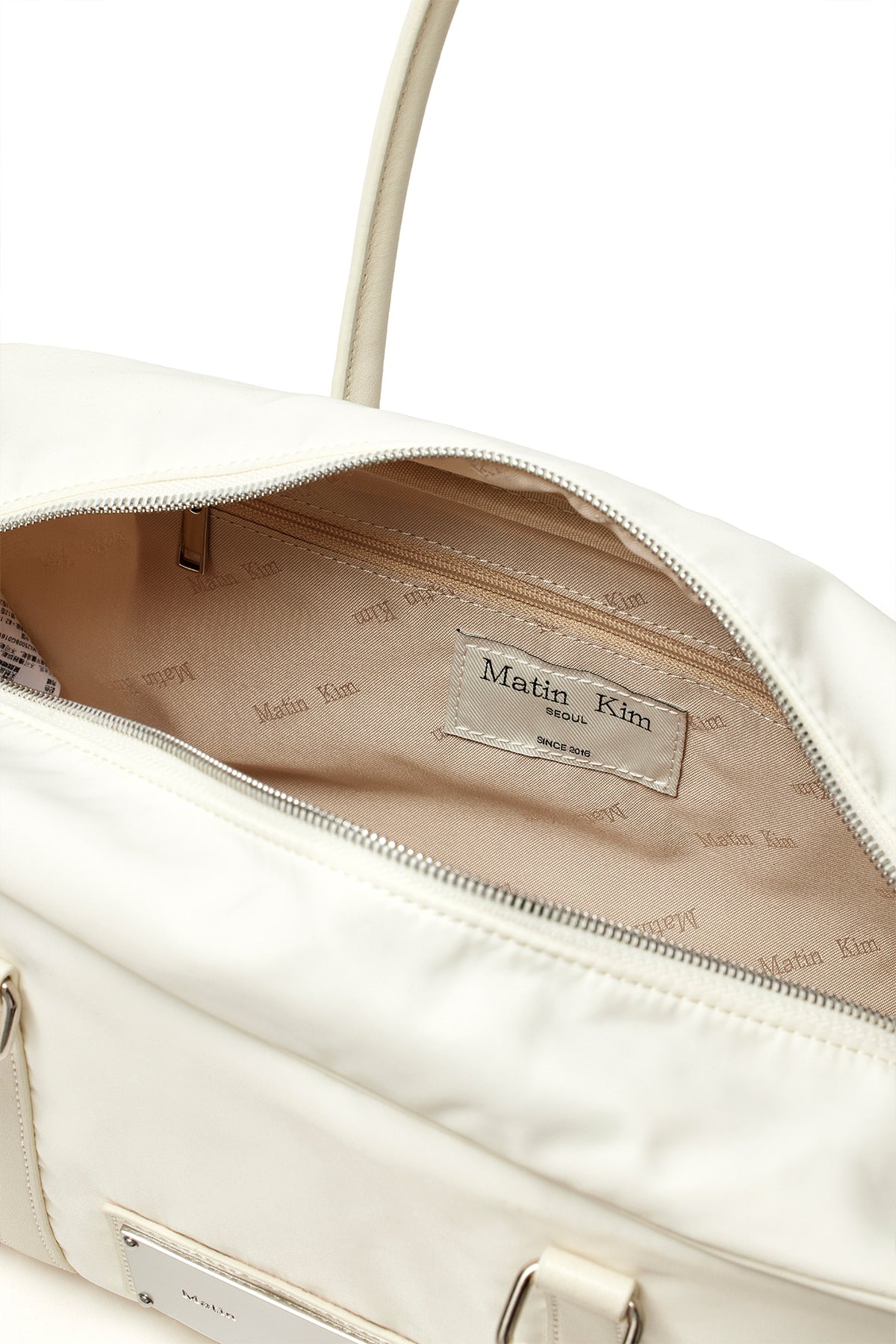 matinkim SPORTY TOTE BAG IN IVORY