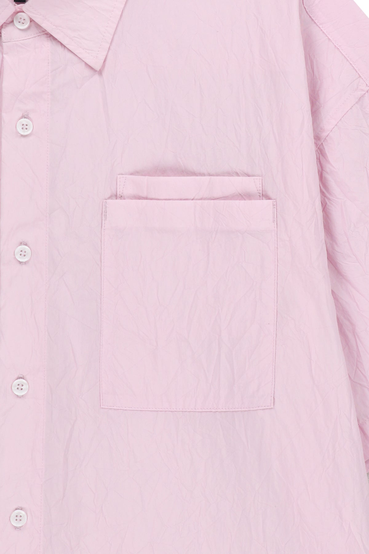 matinkim SMALL LOGO OVER FIT SHIRT FOR MEN IN PINK
