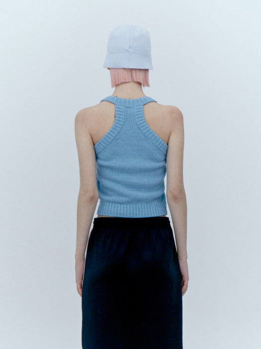 rest&recreation KNIT BUCKET HAT - SKY BLUE
