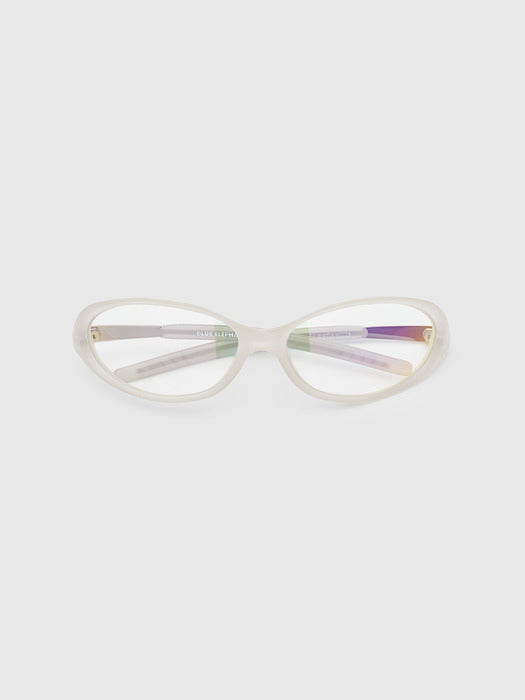 blue elephant CARA matte white