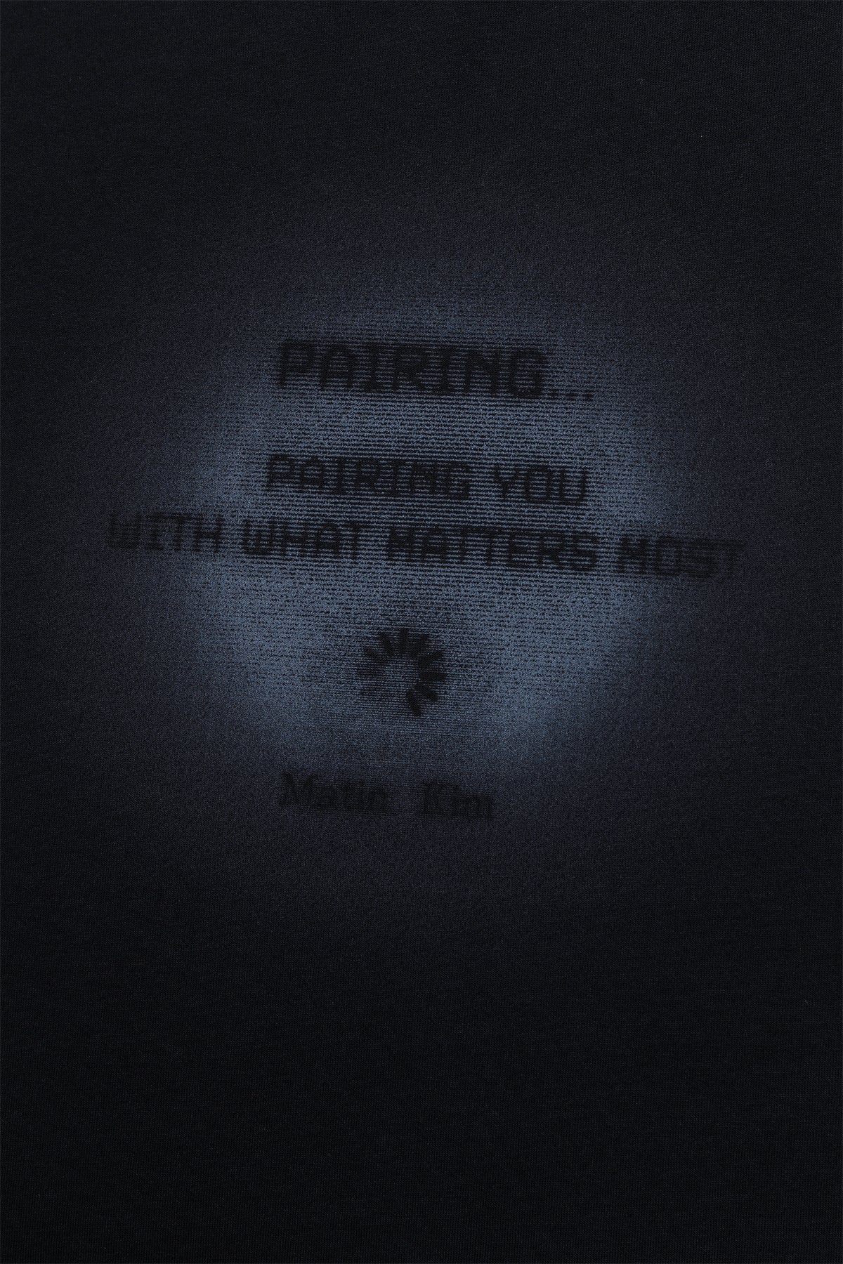 matinkim PAIRING LOGO PRINTING TOP FOR MEN IN BLACK