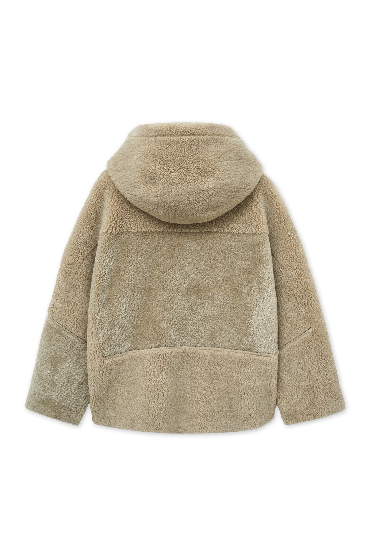 matinkim REVERSIBLE HOODY MUSTANG IN BEIGE
