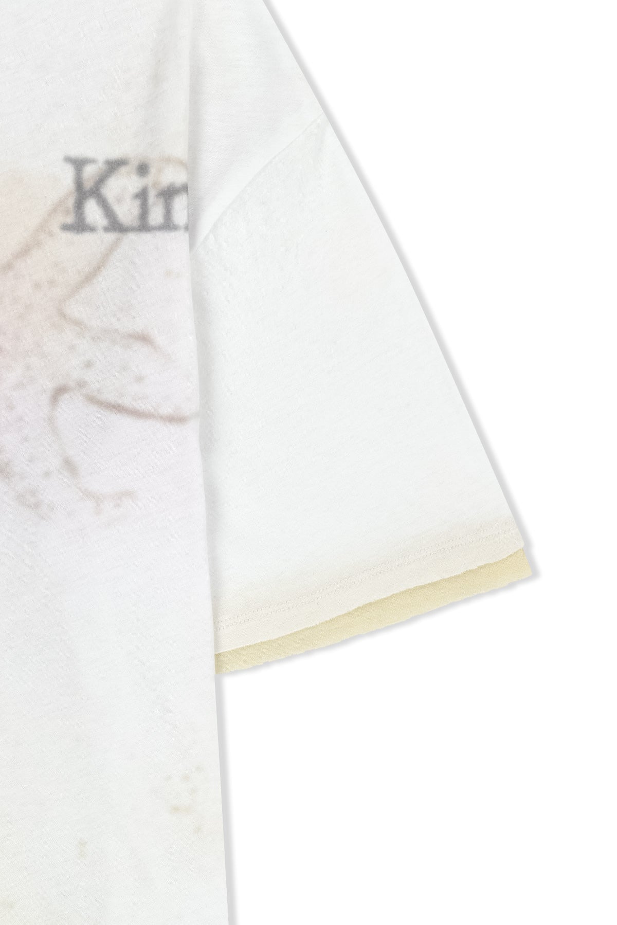 matinkim SKETCH GRAFFITI OVER FIT TOP IN WHITE
