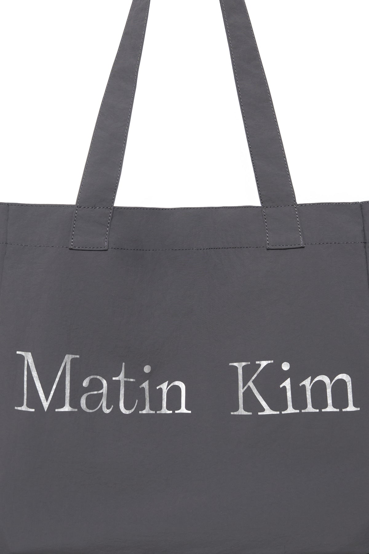 matinkim MATIN FABRIC BIG ECOBAG IN CHARCOAL
