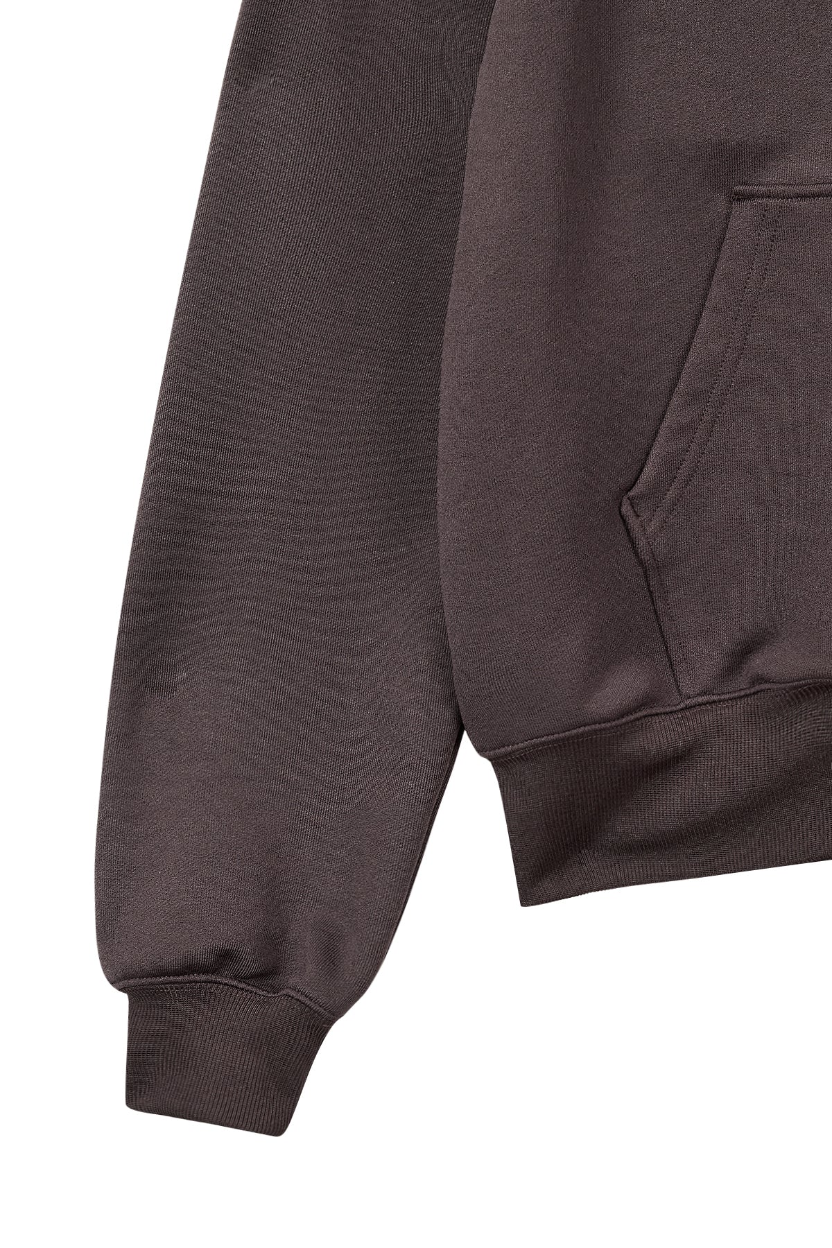 matinkim BACK LOGO GLITTER HOODY ZIP UP FOR WOMEN IN BROWN