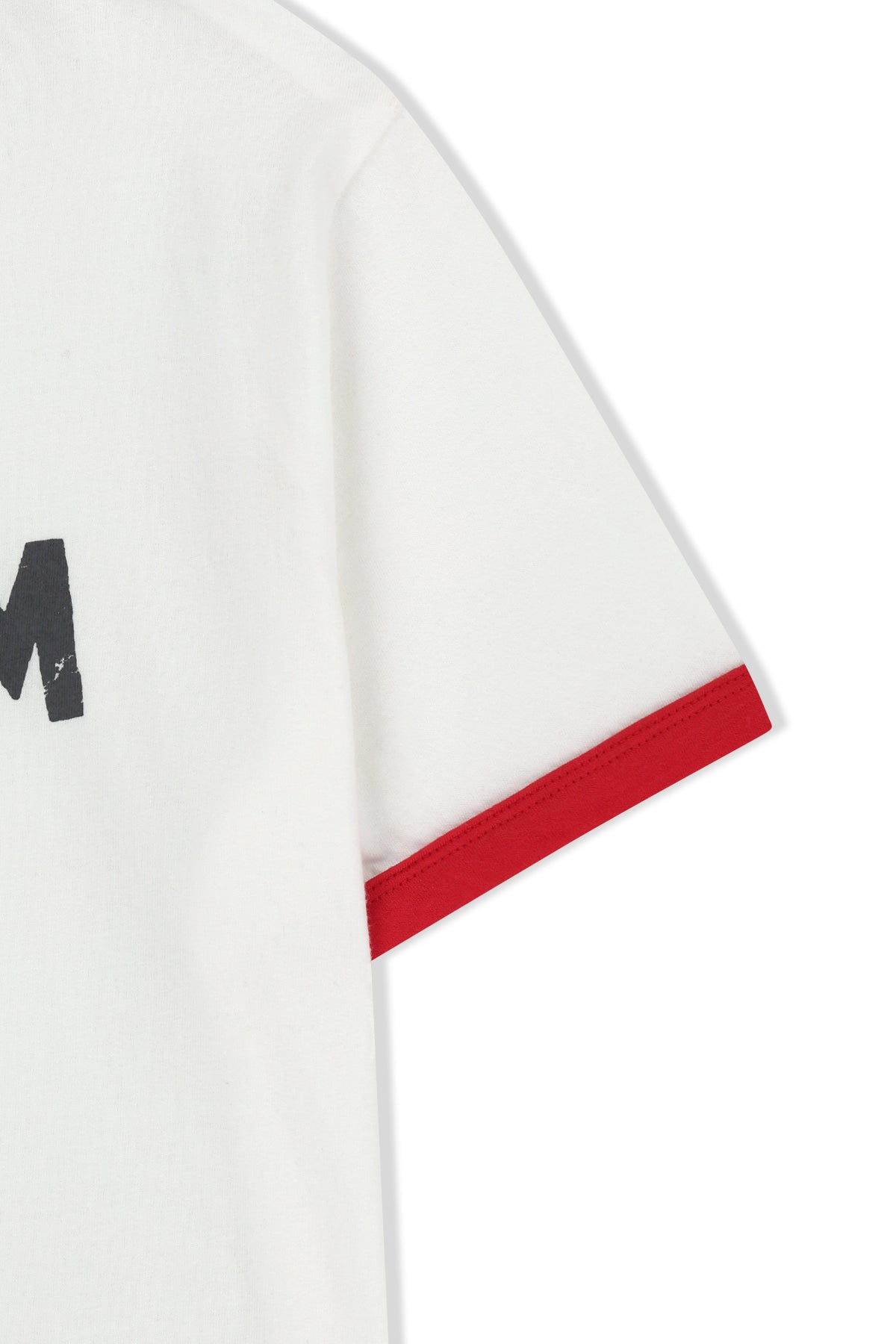 matinkim MATIN LOGO RINGER CROP TOP IN WHITE