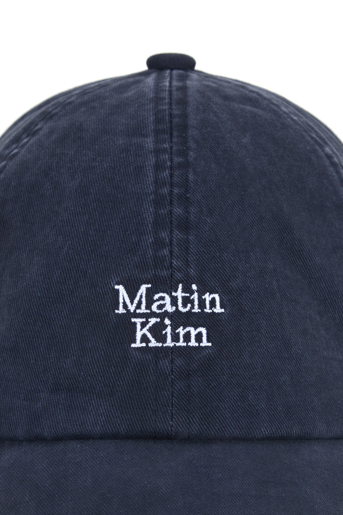 matinkim MATIN MINI LOGO BALL CAP IN NAVY
