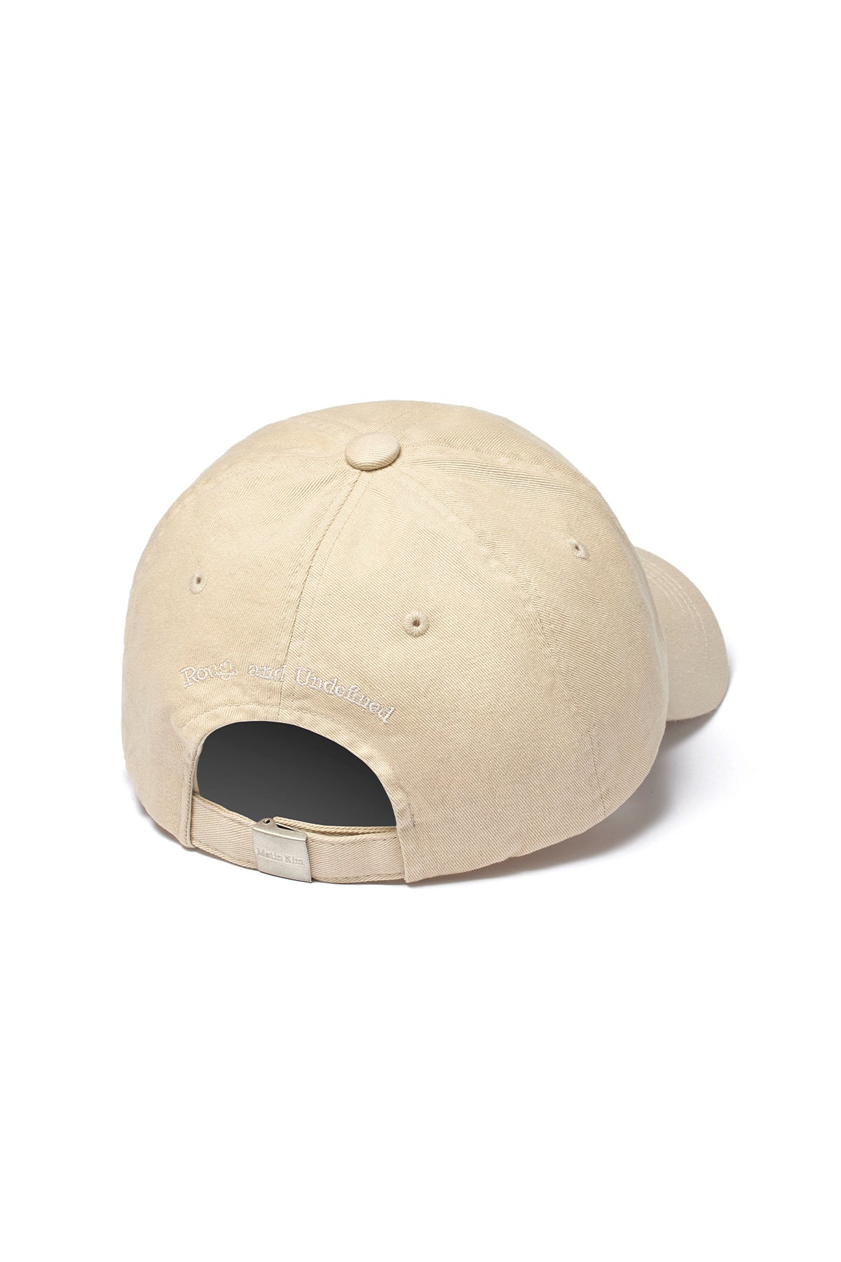 matinkim MATIN VOLUME LOGO BALL CAP IN BEIGE