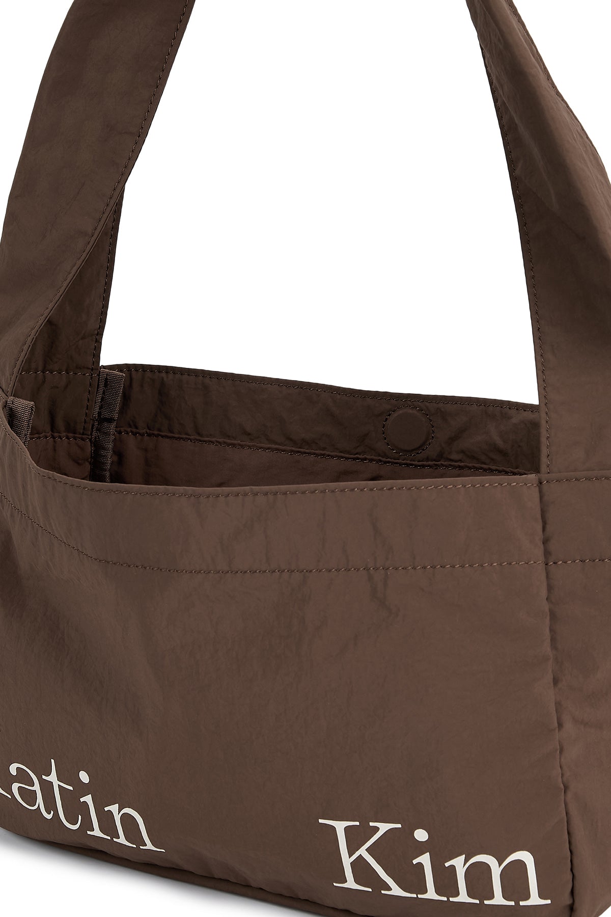 matinkim MATIN CRISP MINI ECOBAG IN BROWN