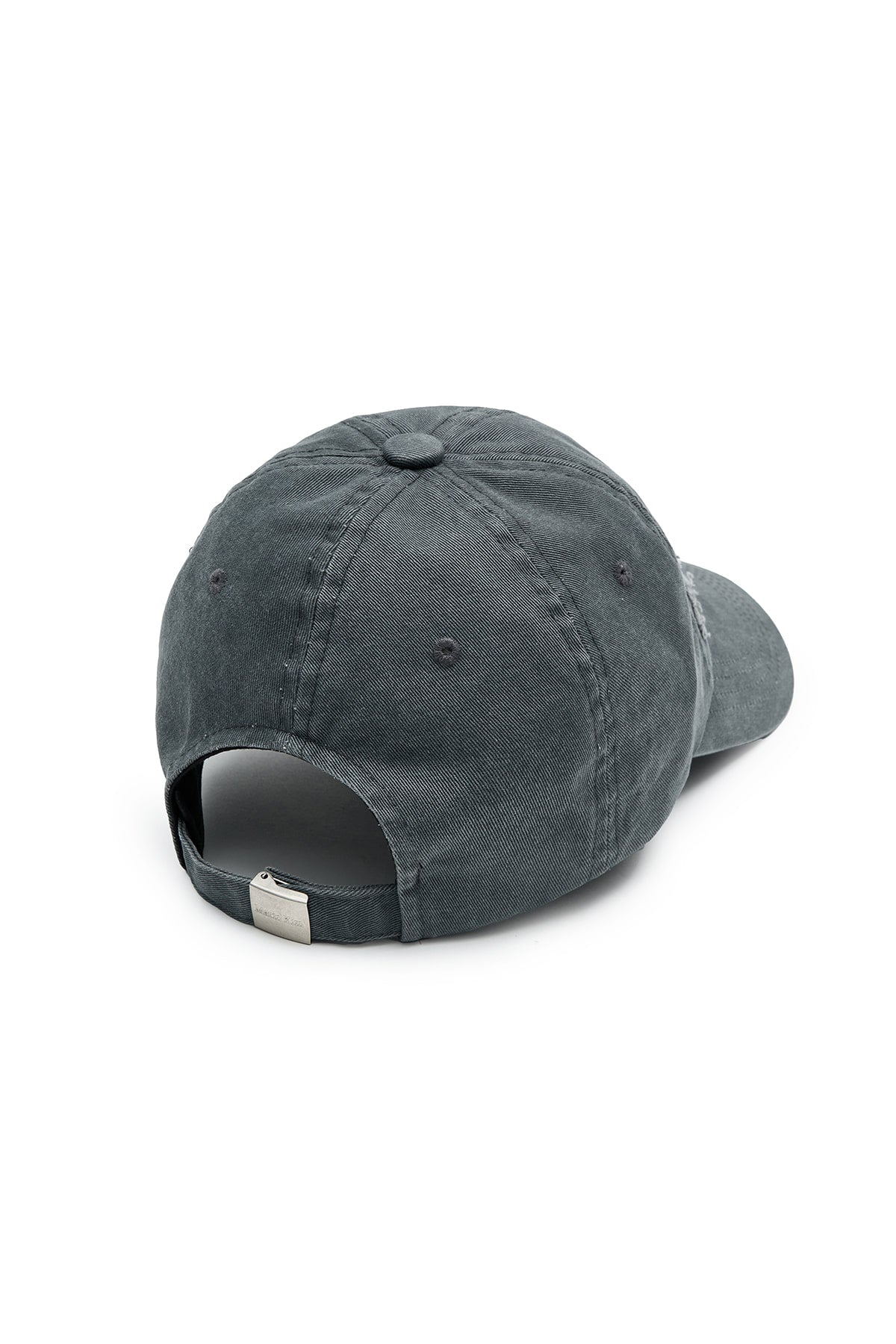matinkim ROUGH CUT APPLIQUE BALL CAP IN GREY