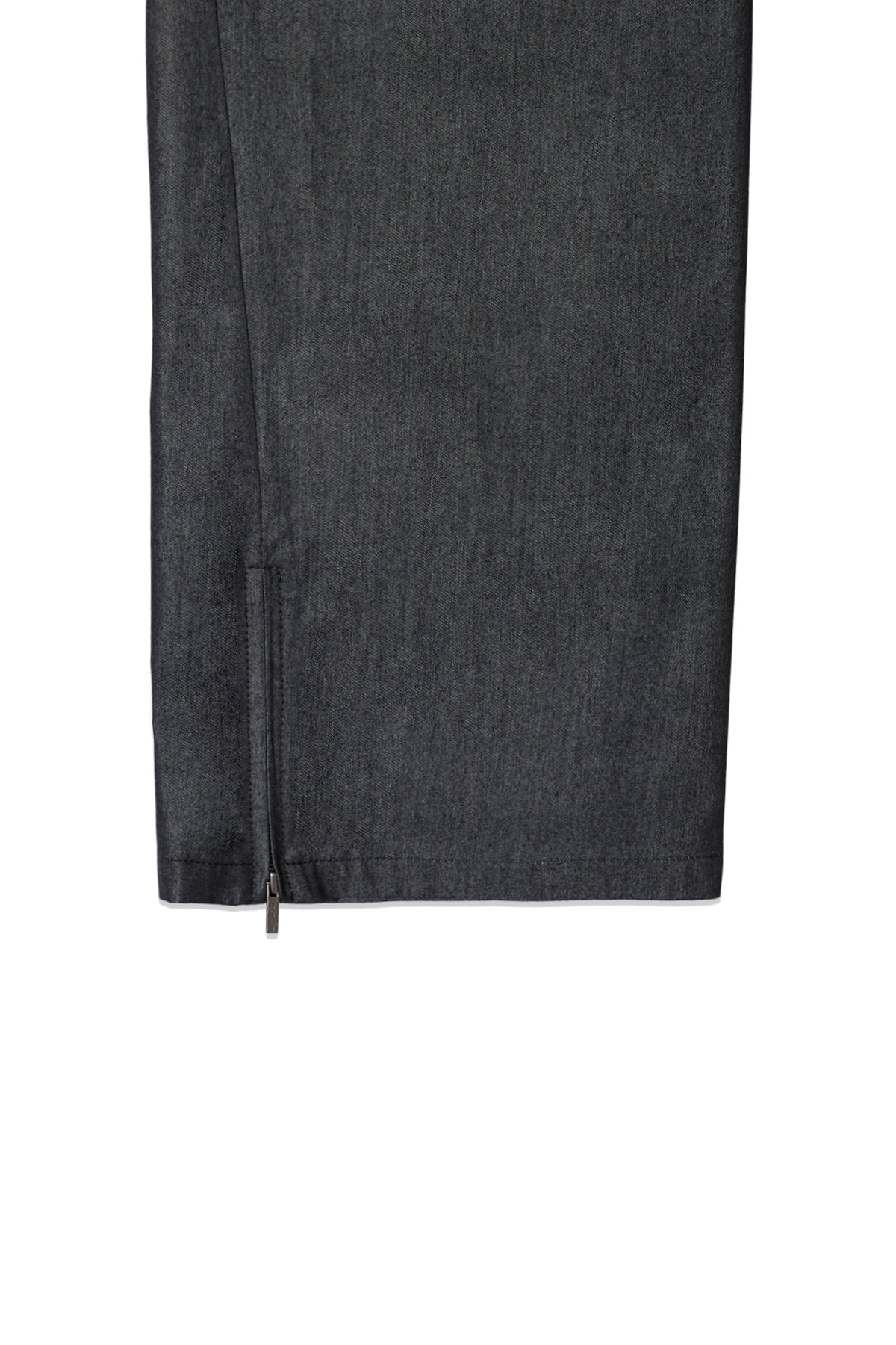 matinkim BACK TUCK DETAIL DENIM LIKE PANTS IN BLACK