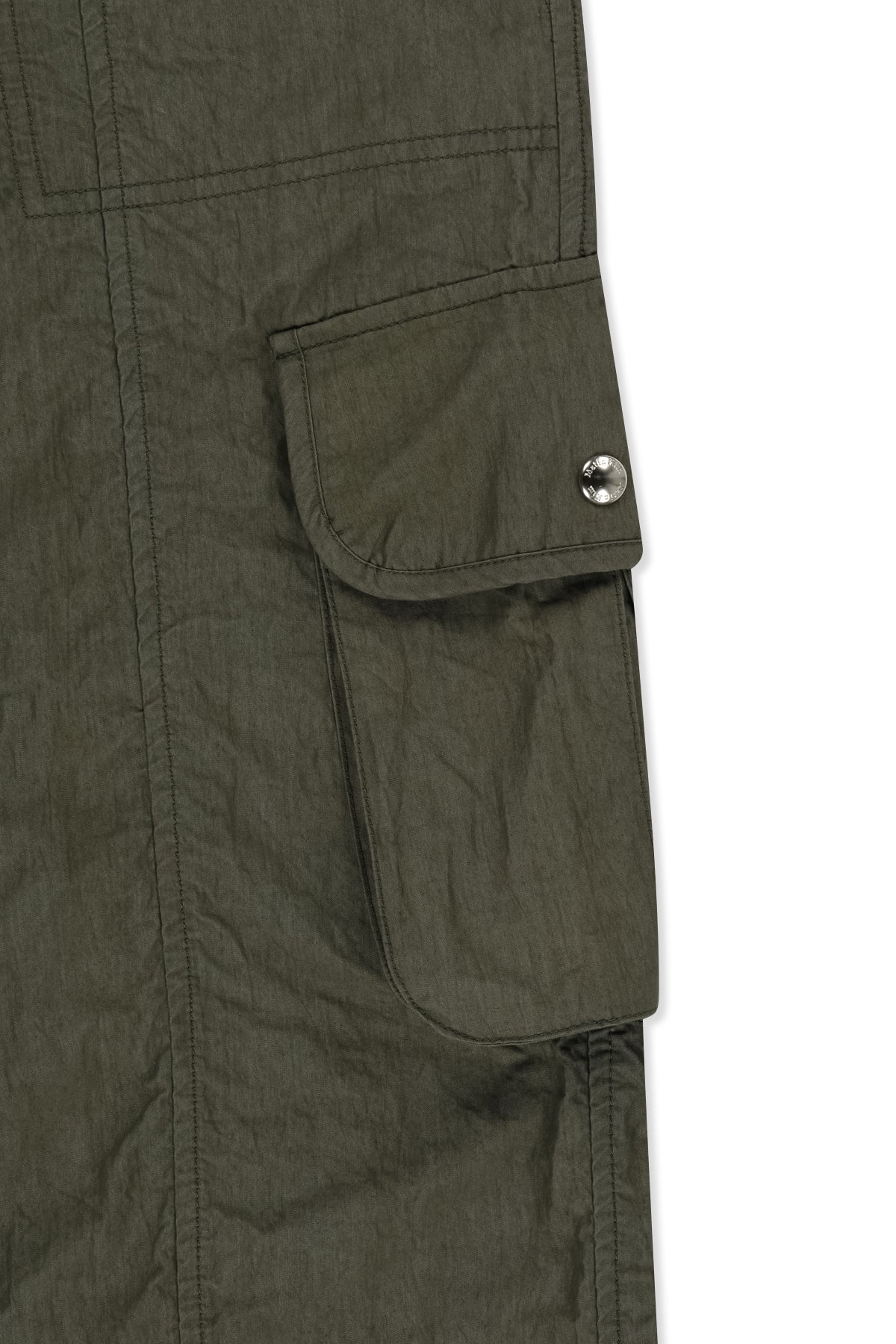 matinkim CRINKLE CAPRI PANTS IN KHAKI