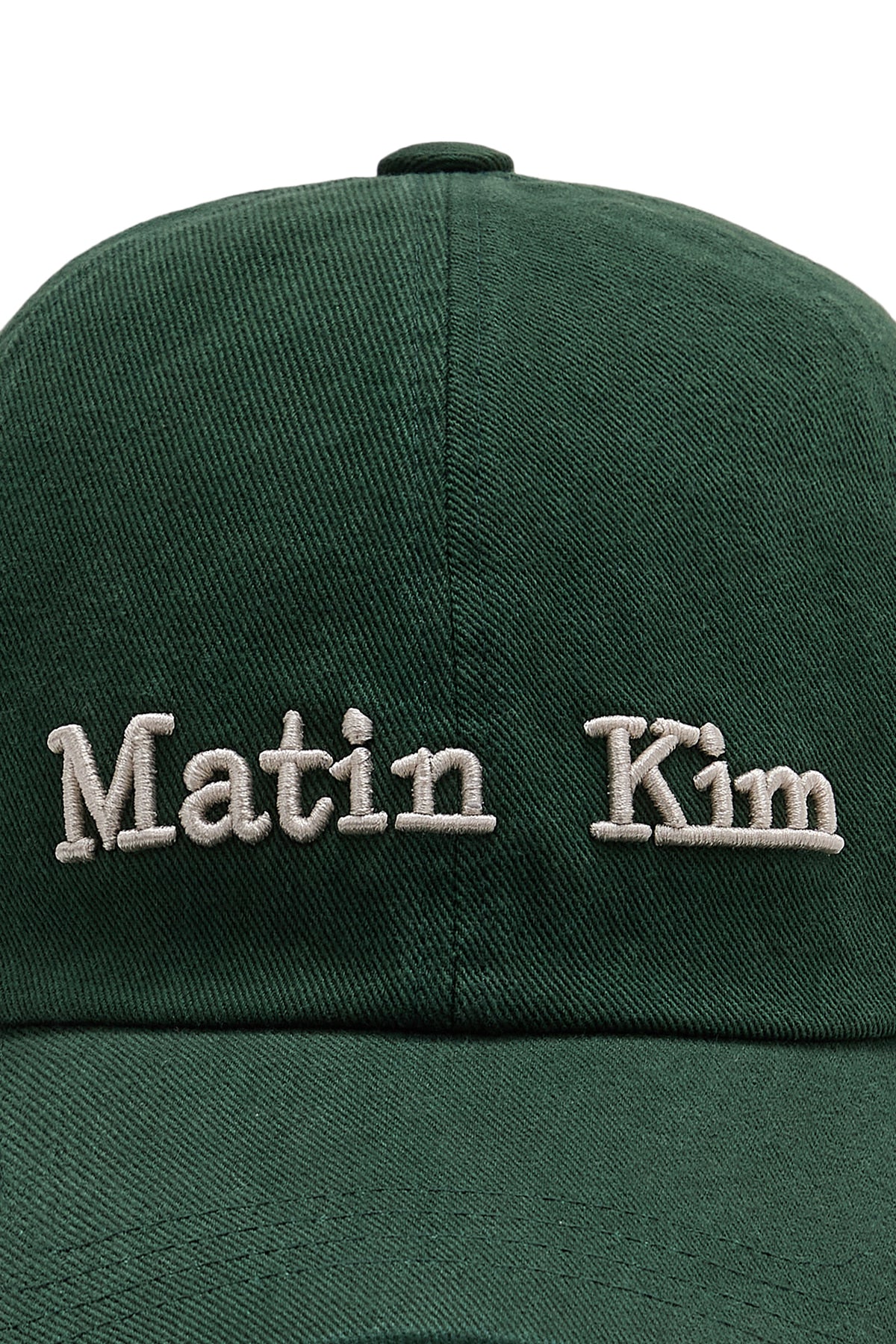 matinkim MATIN DUSTY CLASSIC LOGO BALL CAP IN GREEN