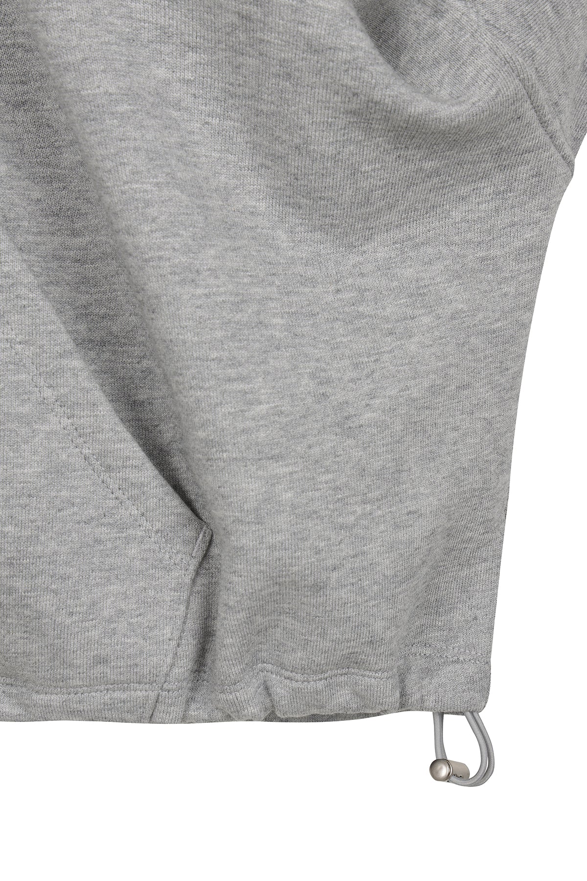 matinkim GRAFFITI ARTWORK CROP HOODY ZIP UP IN GREY