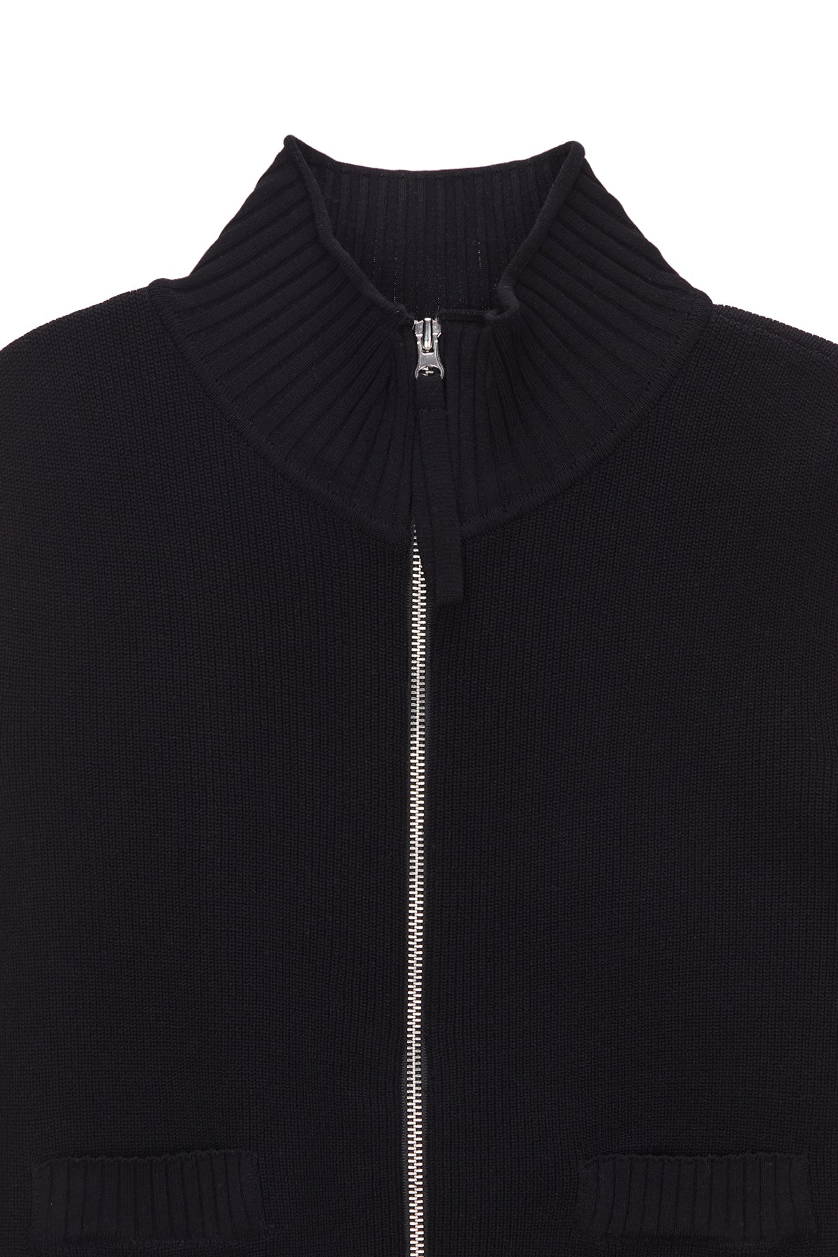 matinkim SPELL POINT STRIPE KNIT VEST IN BLACK