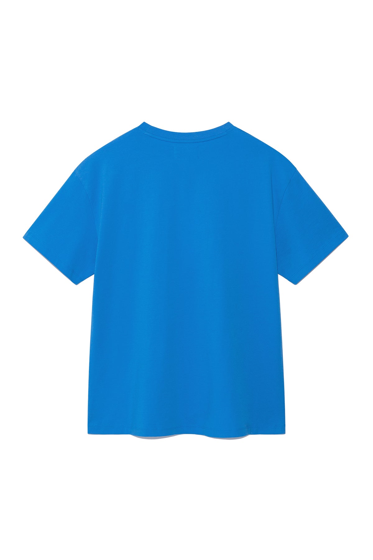 matinkim PAIRING LOGO PRINTING TOP FOR WOMEN IN BLUE