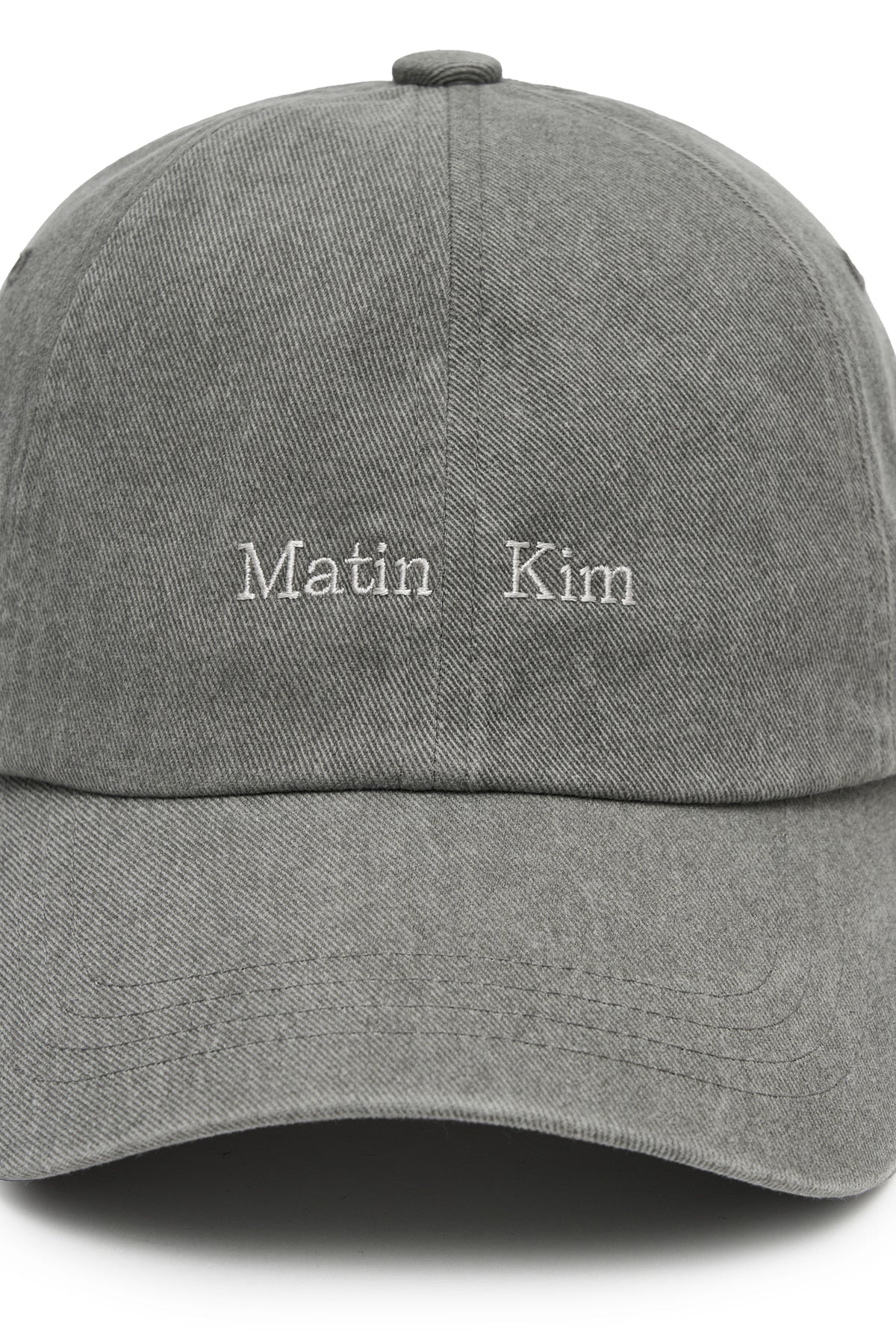 matinkim MATIN MINI CLASSIC LOGO BALL CAP IN LIGHT KHAKI
