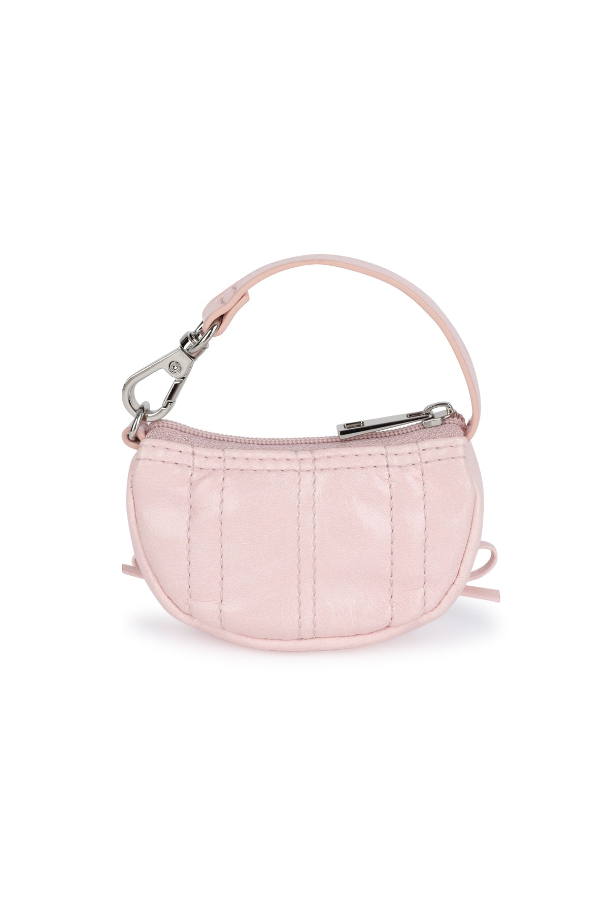 matinkim HALF SHIRRING RIBBON CHARM IN LIGHT PINK