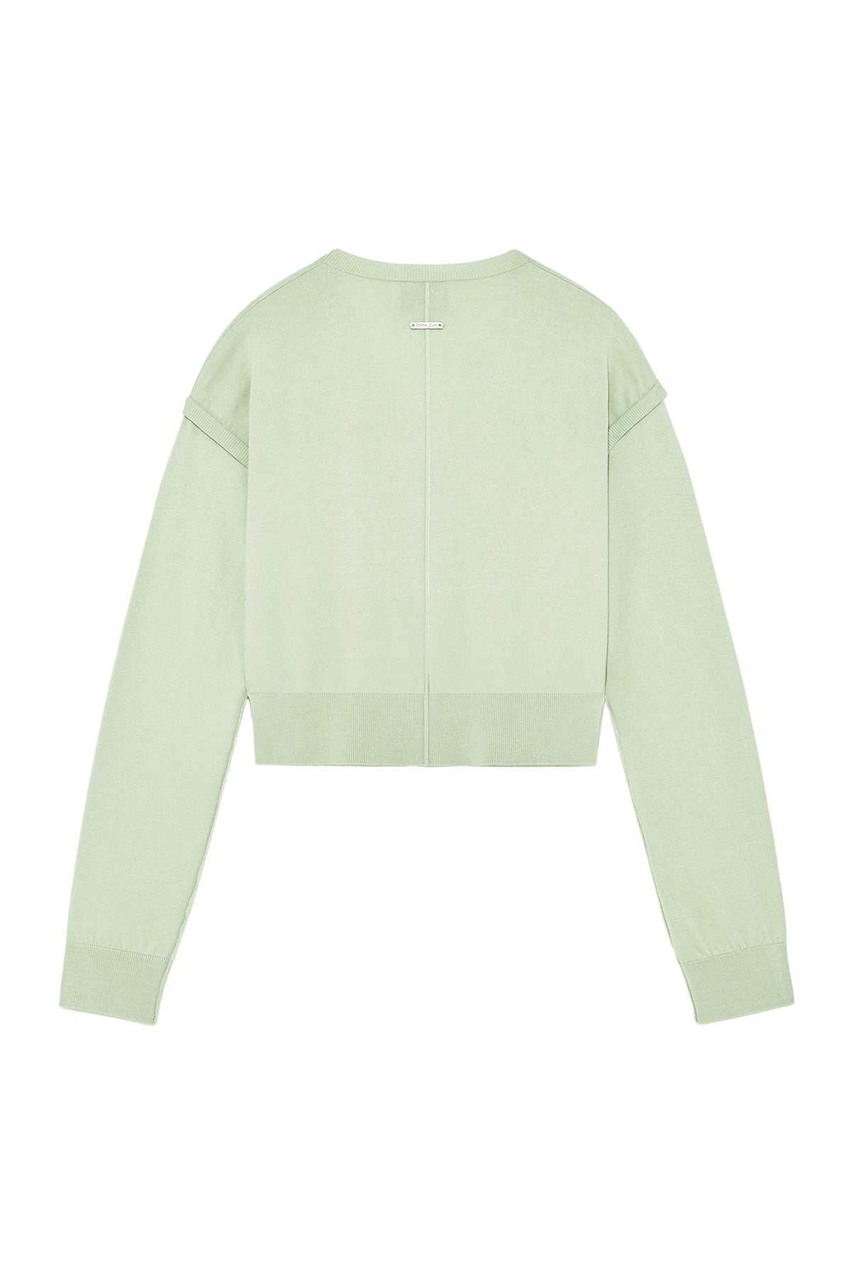 matinkim SLIT DETAIL BUTTON CARDIGAN IN MINT