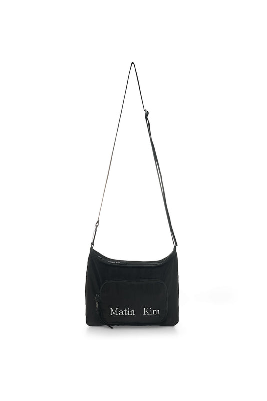 matinkim PACKABLE CROSS POCKET BAG IN BLACK