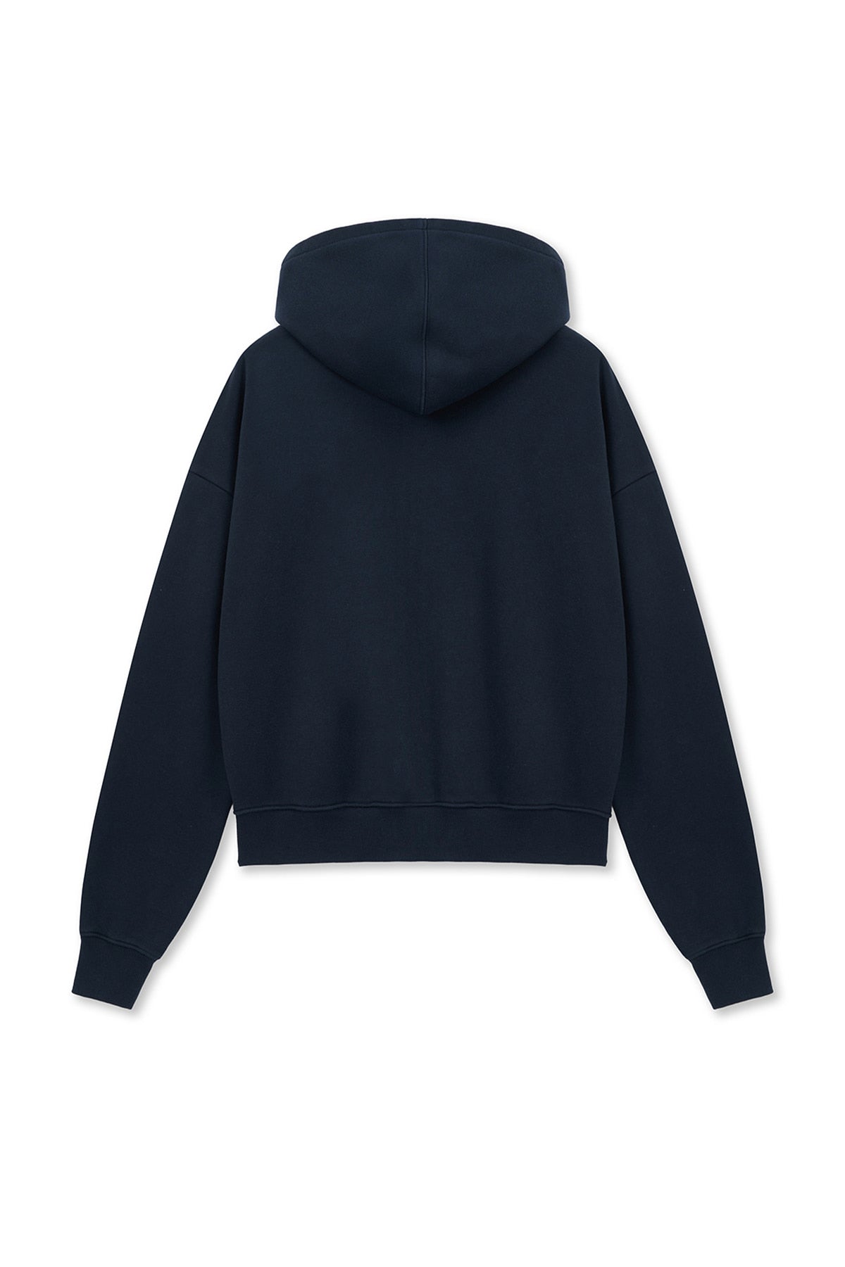 matinkim GRAFFITI LOGO HOODY ZIP UP IN NAVY