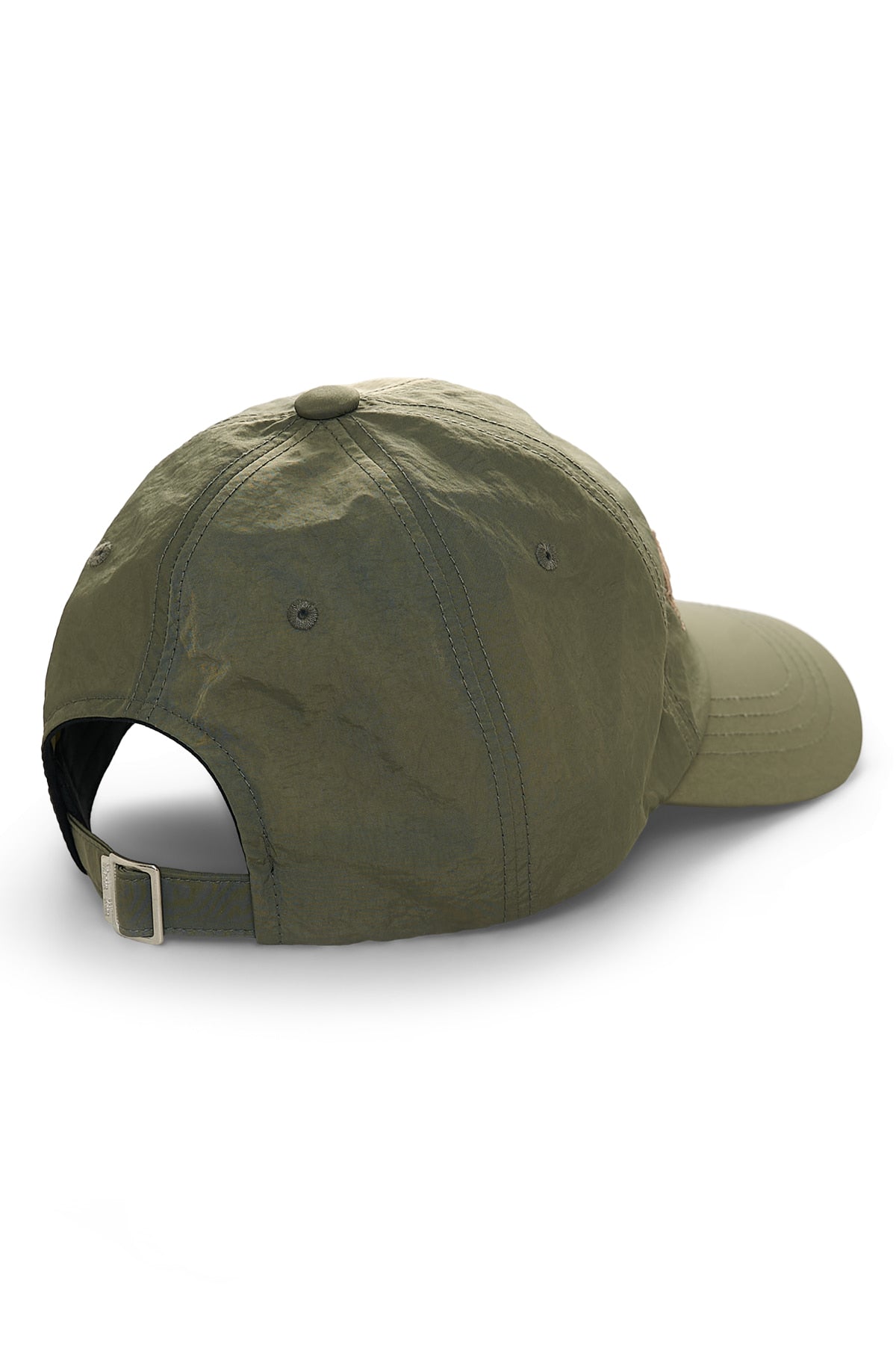 matinkim OVERLAY LOGO BALL CAP IN KHAKI