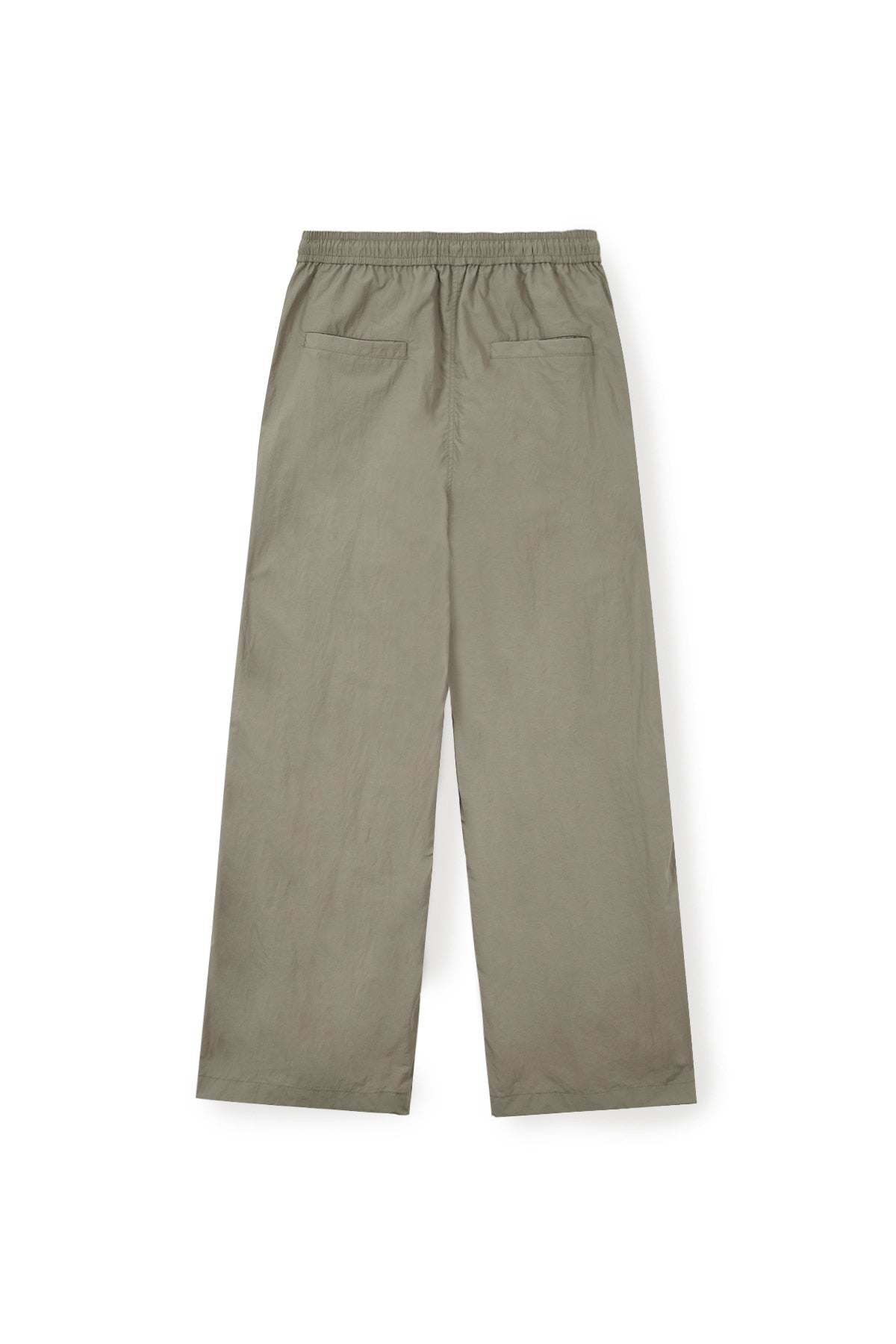 matinkim SIDE LOGO WIDE TRACK PANTS IN KHAKI
