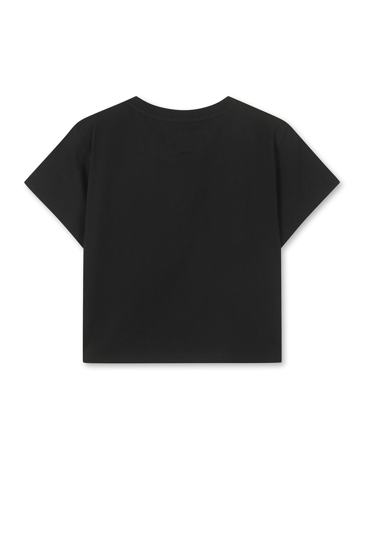 matinkim MATIN KIM LOGO CROP TOP IN BLACK