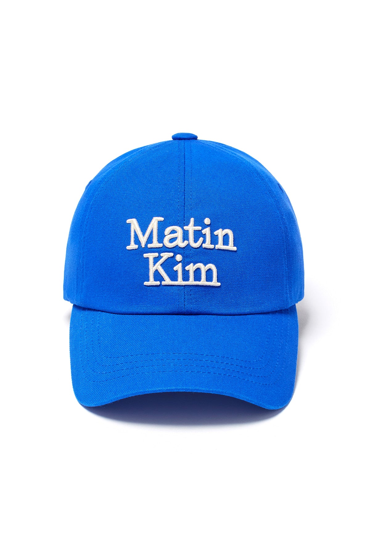 matinkim MATIN VOLUME LOGO BALL CAP IN BLUE