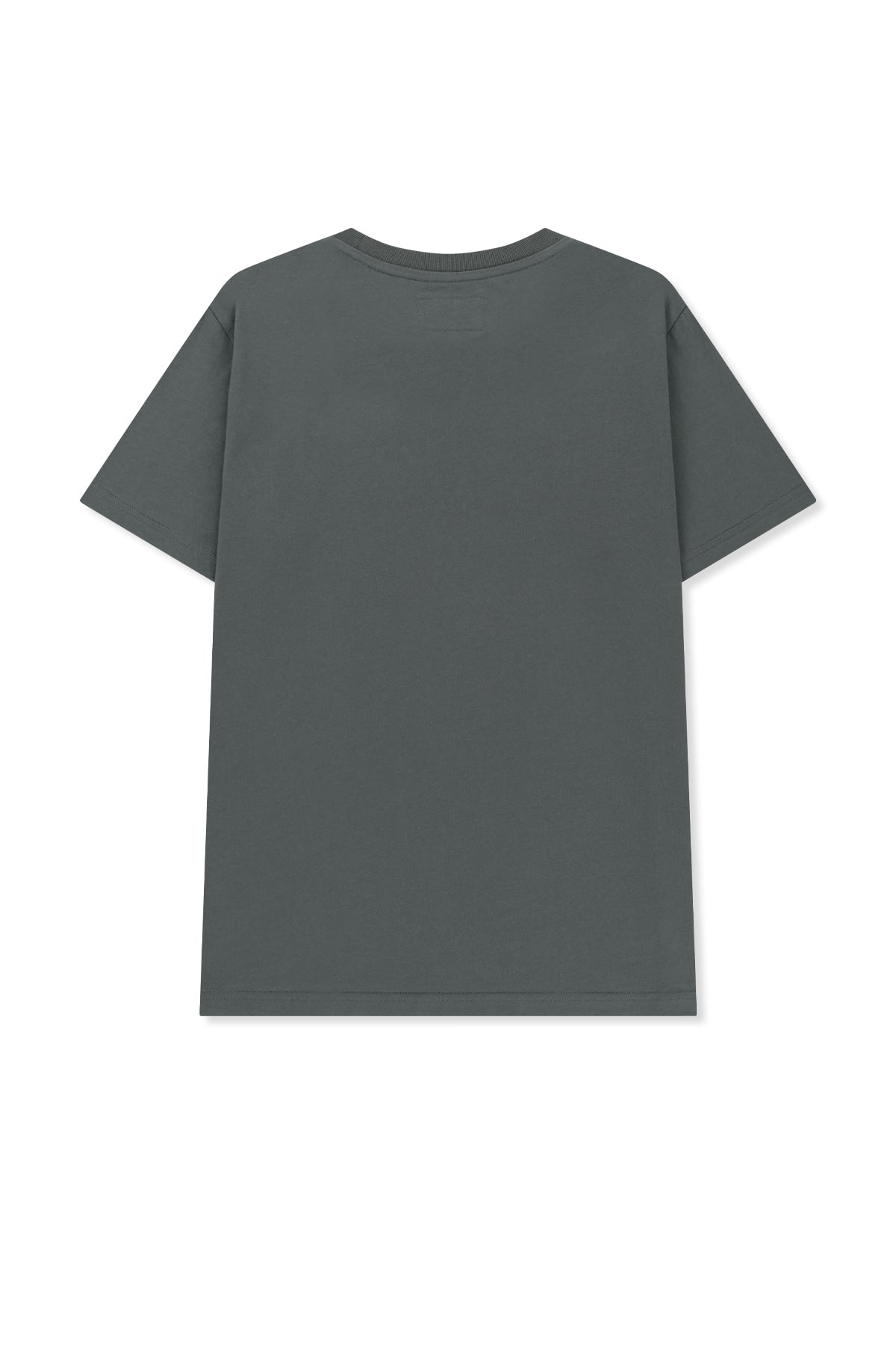 matinkim APPLIQUE FELT LOGO TOP IN CHARCOAL
