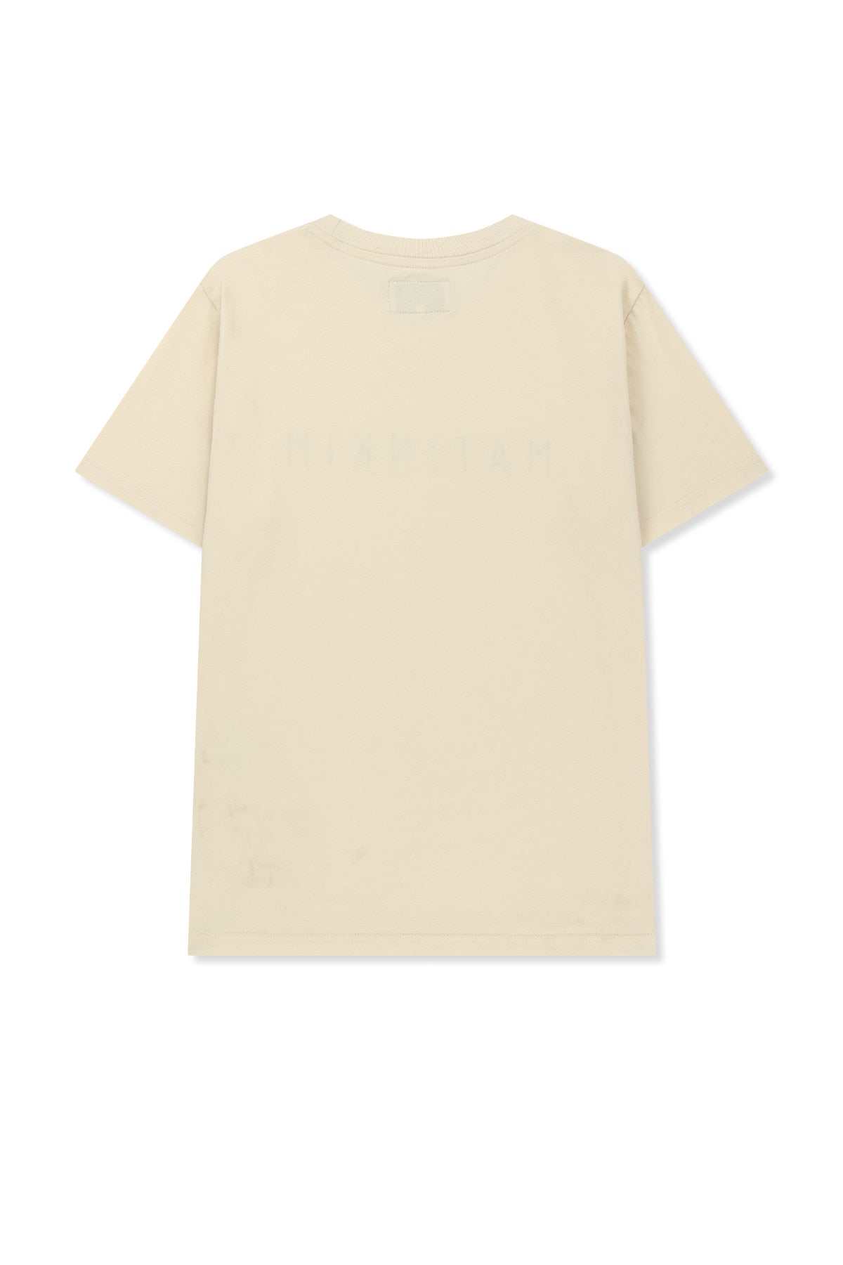 matinkim APPLIQUE FELT LOGO TOP IN CREAM
