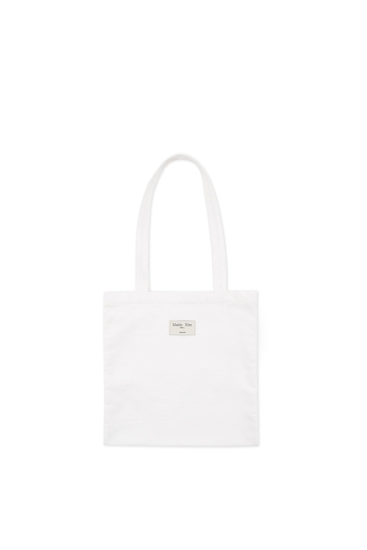 matinkim ARTIST PROJECT MATIN KIM X DANIEL OH ECO BAG IN WHITE