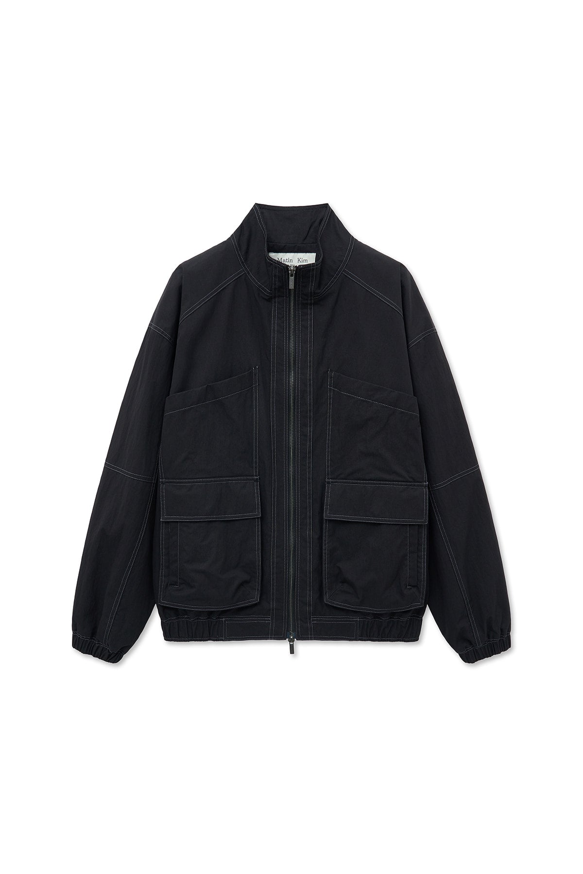 matinkim UTILITY BOMBER JUMPER FOR WOMEN IN BLACK