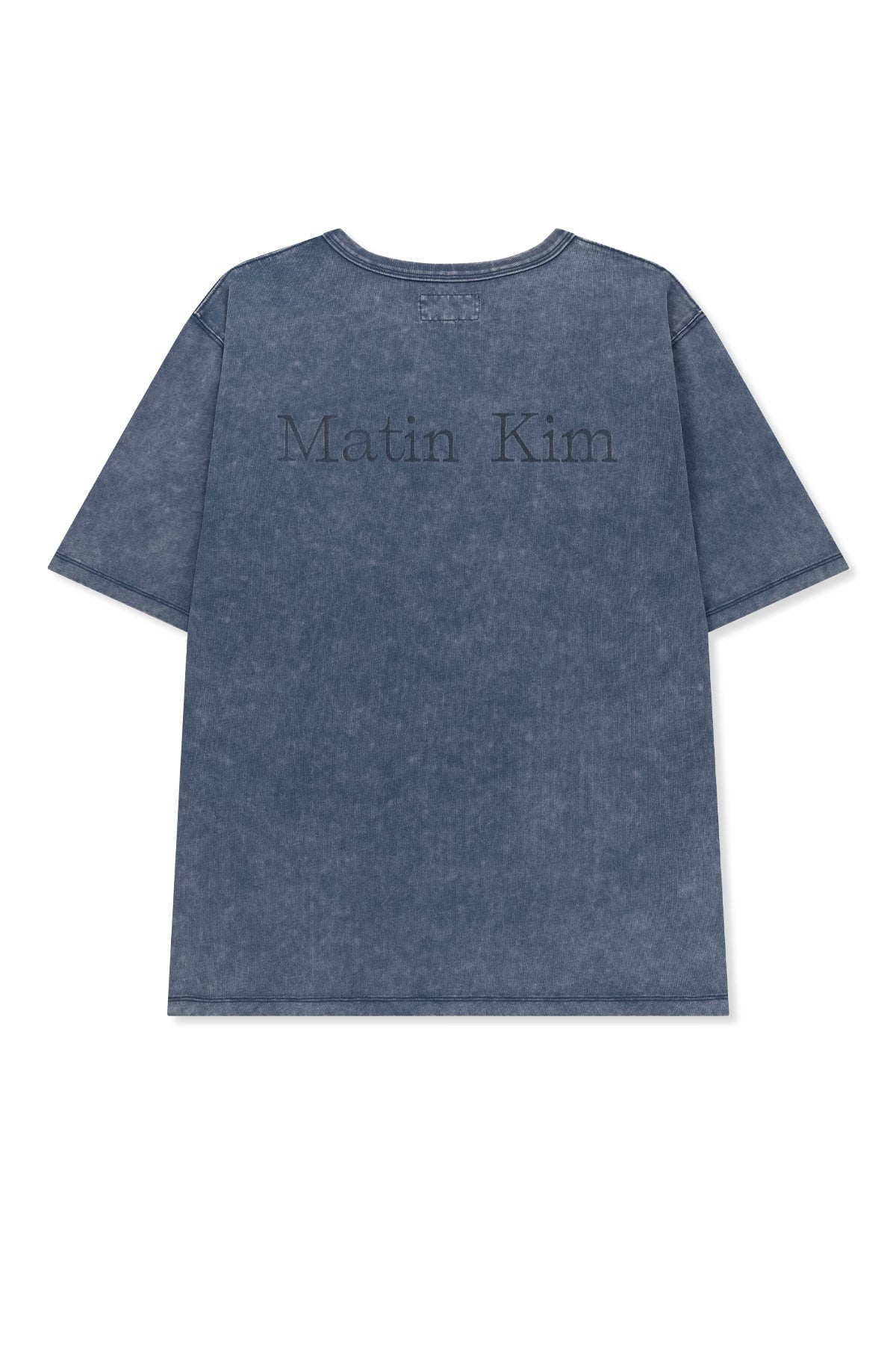matinkim VINTAGE WASHED POCKET TOP FOR MEN IN SMOKE BLUE