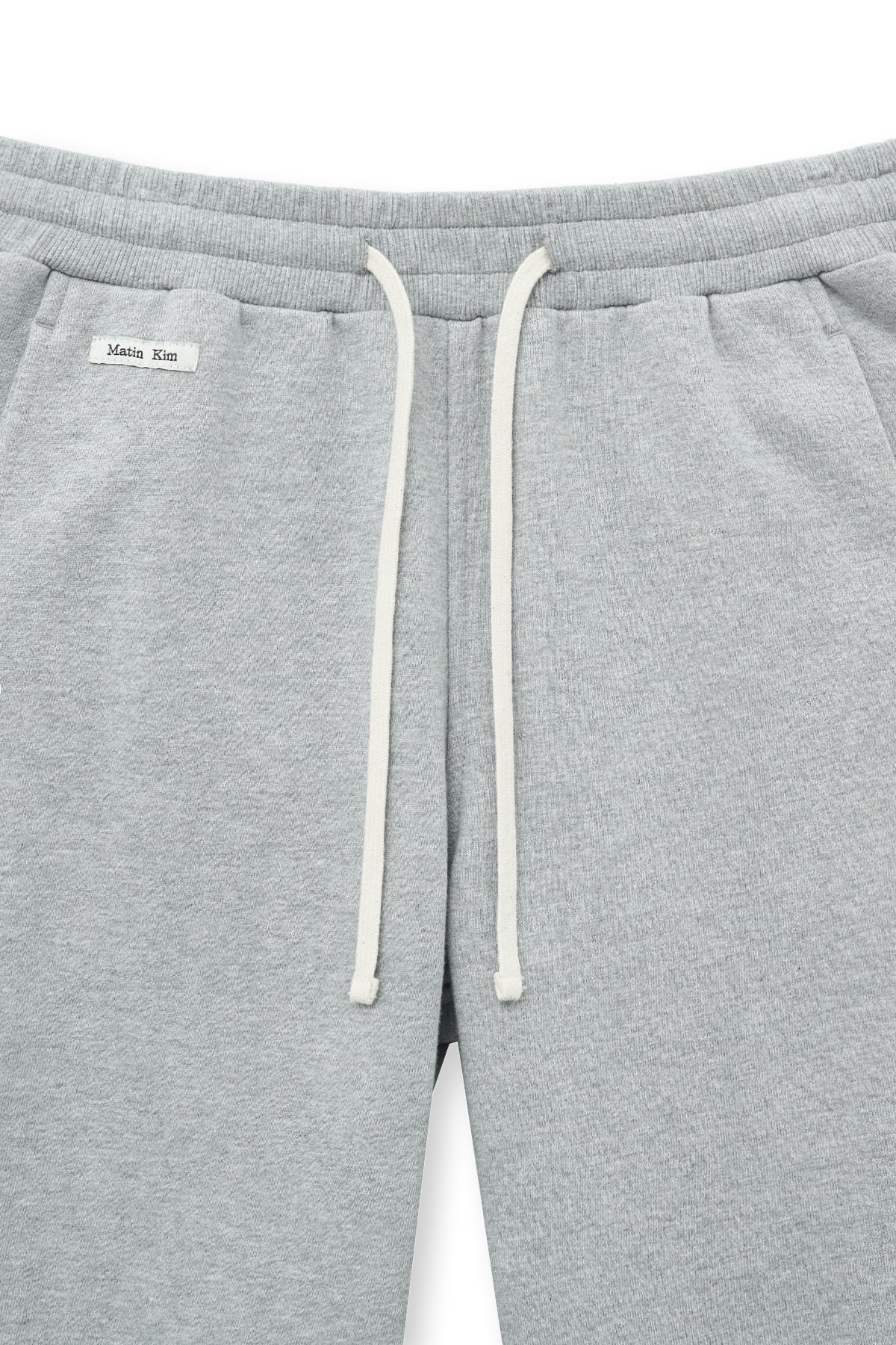 matinkim BOOTS CUT SLIM CARGO SWEATPANTS IN GREY