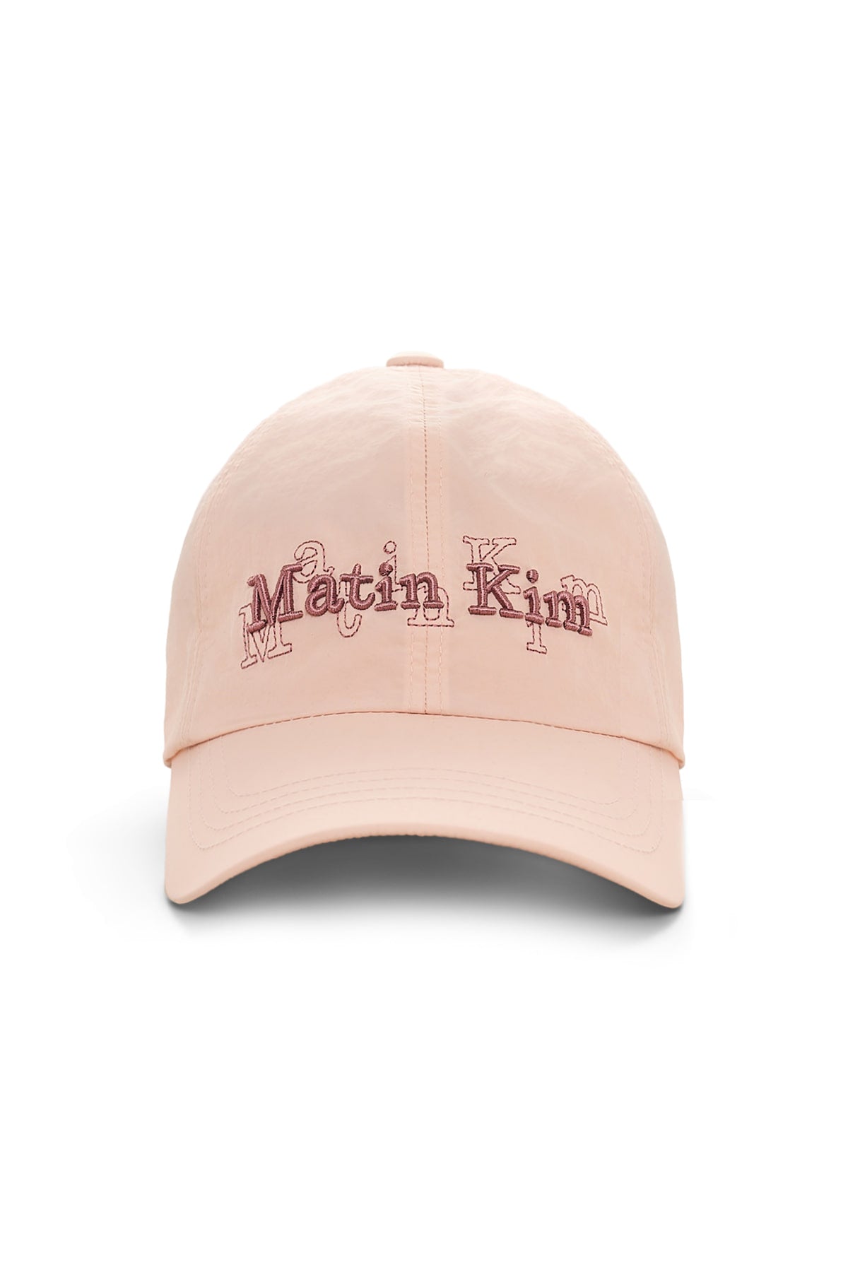 matinkim OVERLAY LOGO BALL CAP IN PINK