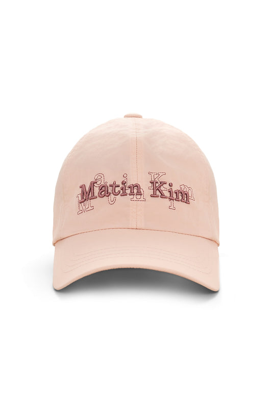 matinkim OVERLAY LOGO BALL CAP IN PINK