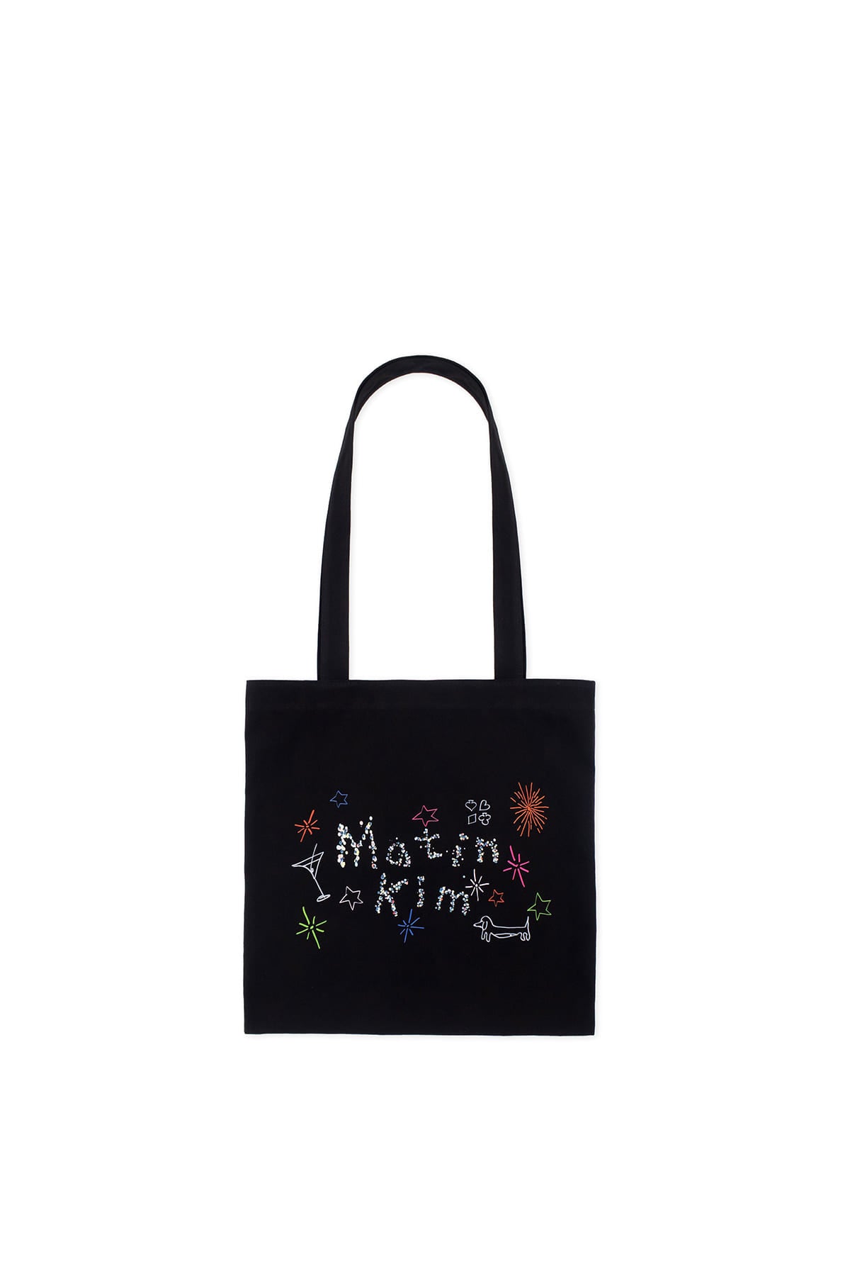 matinkim ARTIST PROJECT MATIN KIM X DANIEL OH ECO BAG IN BLACK