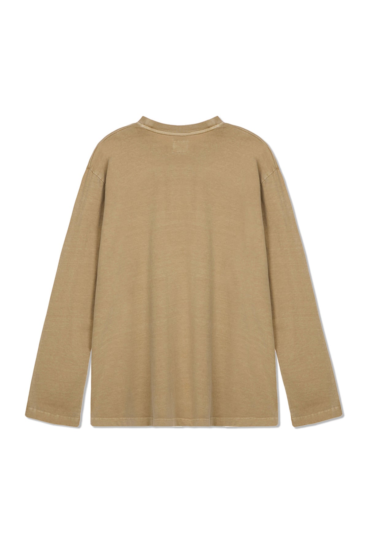 matinkim MATIN LNY 26 PIGMENT LONG SLEEVE TOP IN BEIGE