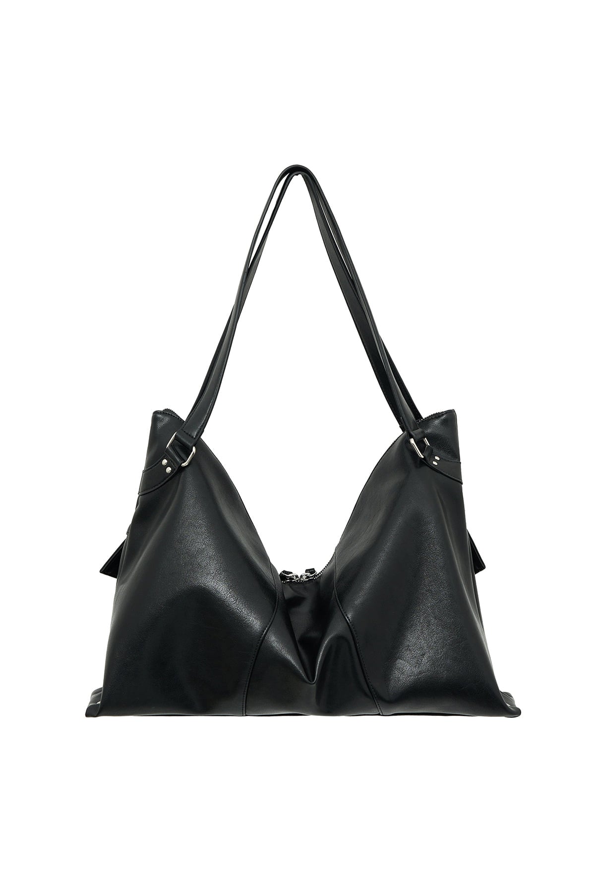 matinkim WIDE NEMO BIG SHOULDER BAG IN BLACK