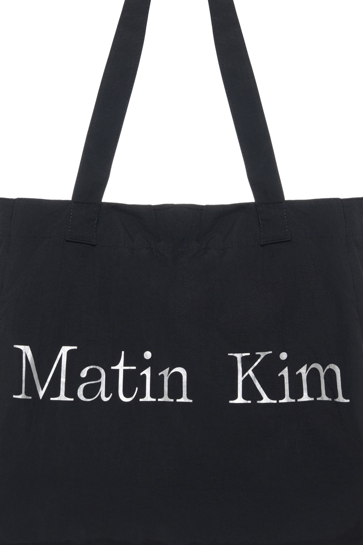 matinkim MATIN FABRIC BIG ECOBAG IN BLACK