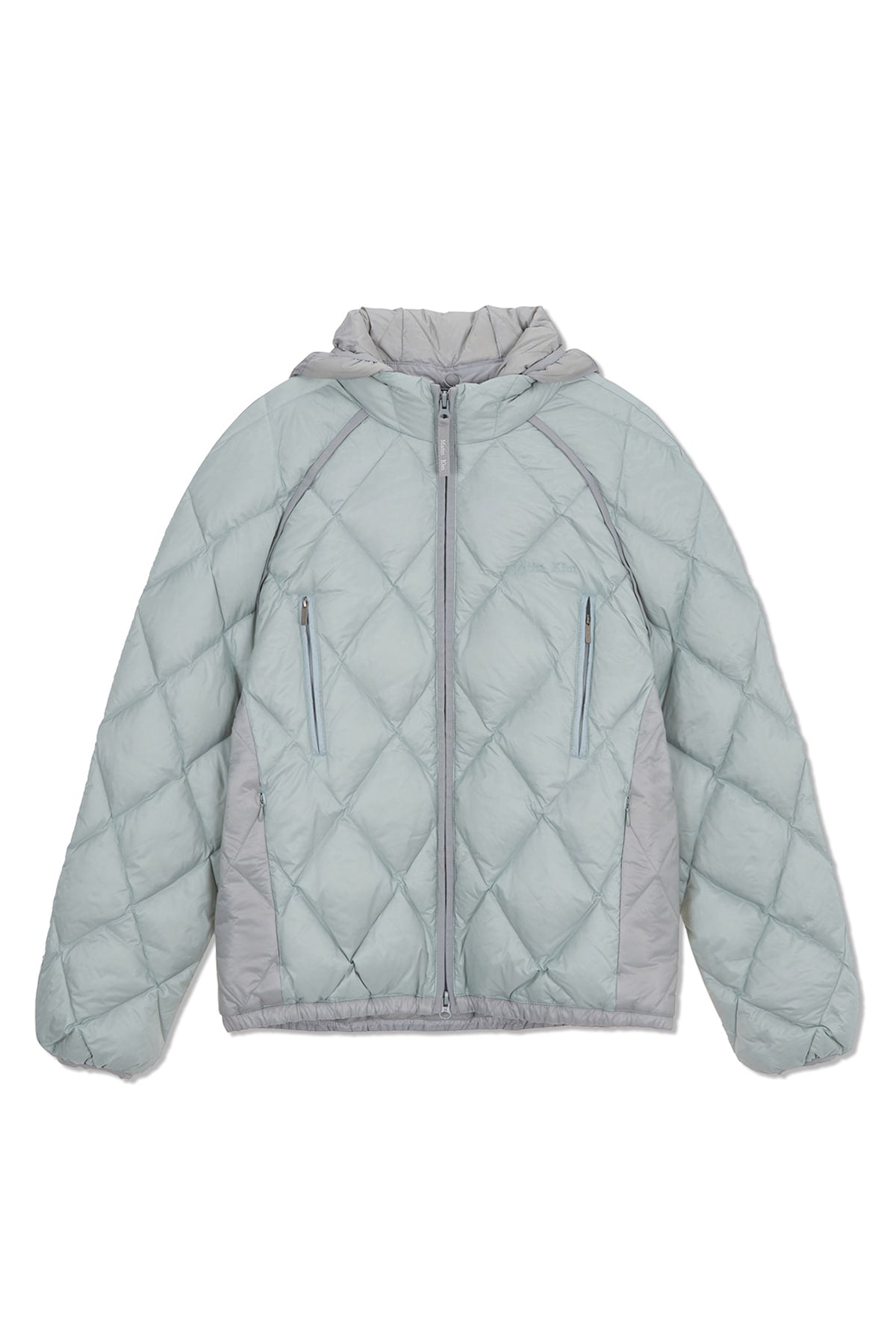 matinkim QUILTING HOODY LIGHTWEIGHT JUMPER (DOWN BLENDED) IN MINT