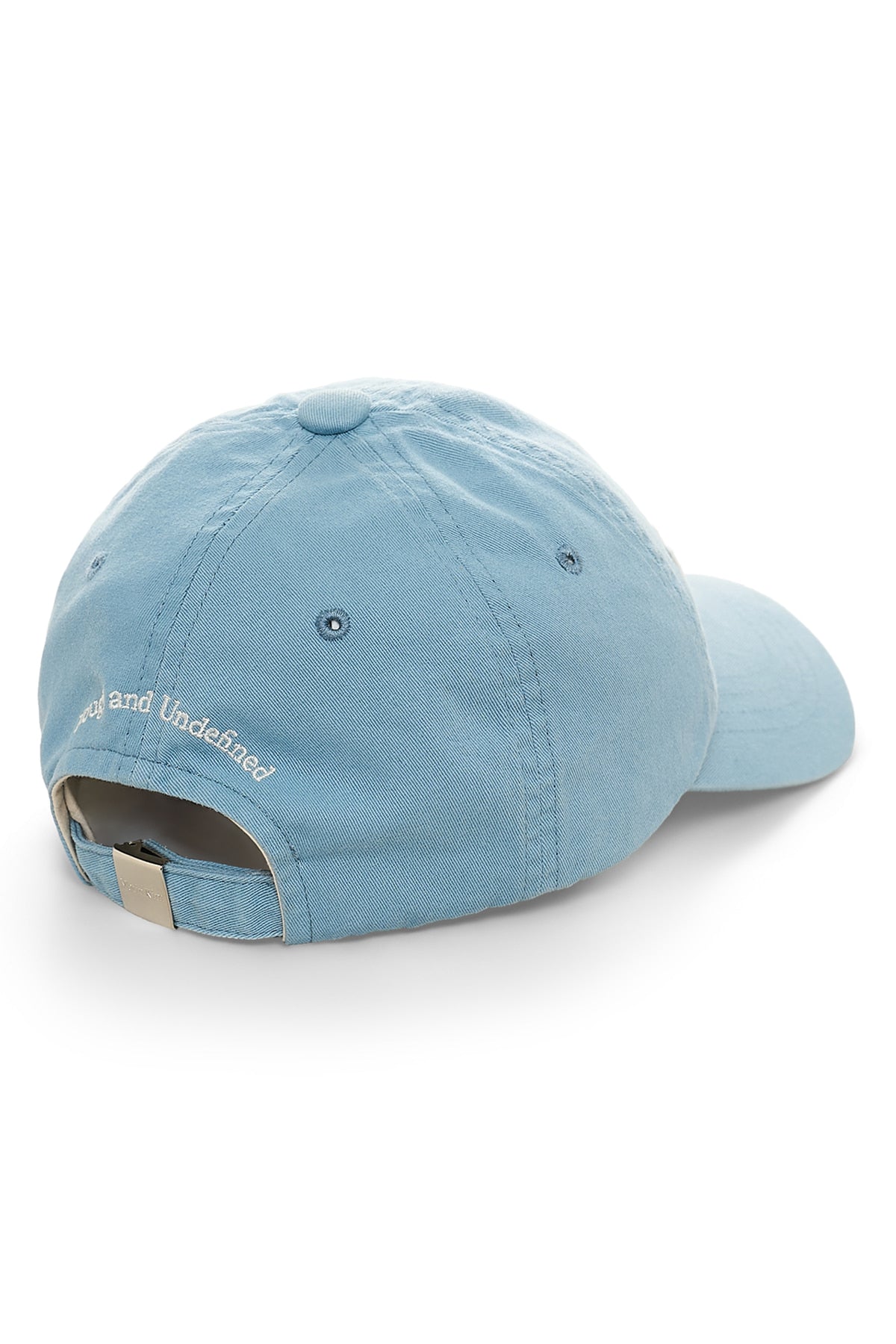 matinkim APPLIQUE FELT LOGO BALL CAP IN LIGHT BLUE