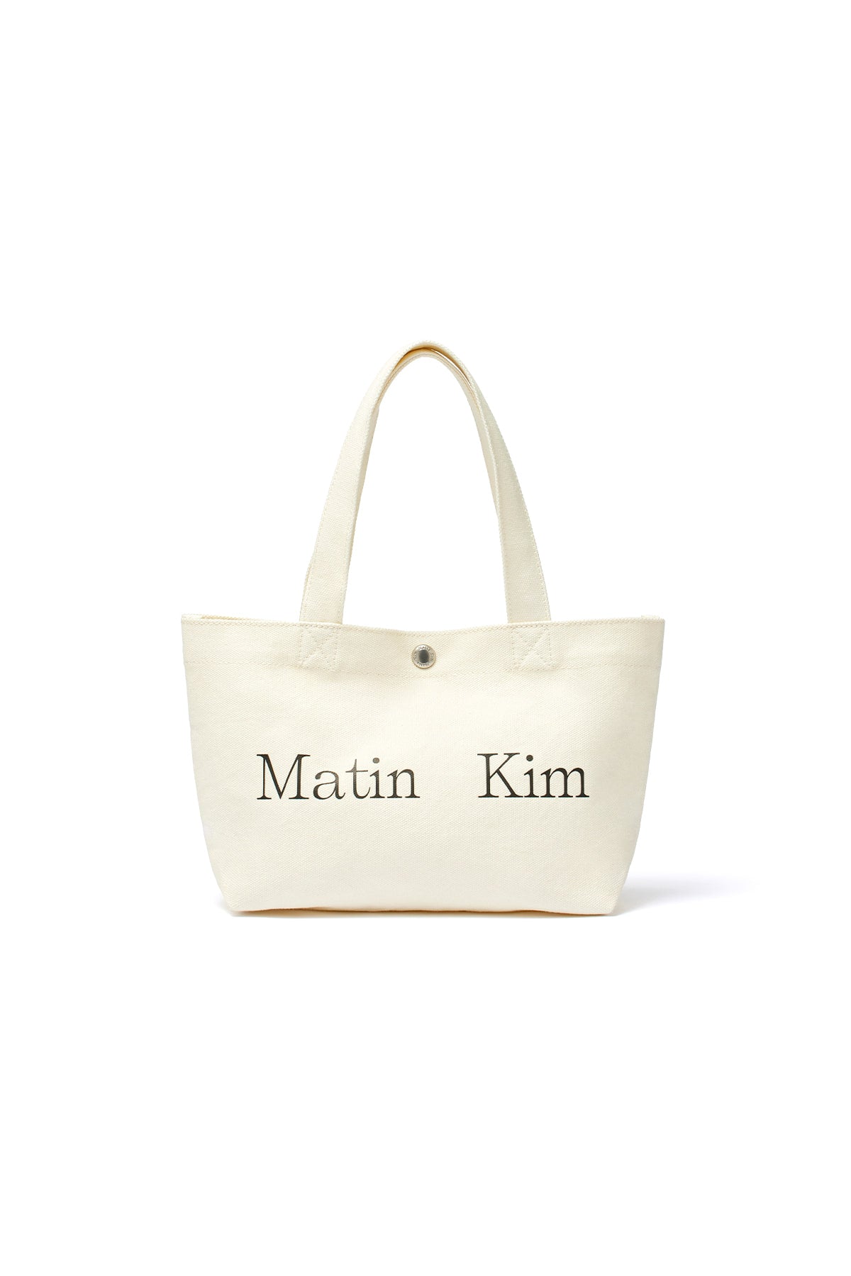 matinkim MATIN CANVAS MINI TOTE BAG IN IVORY