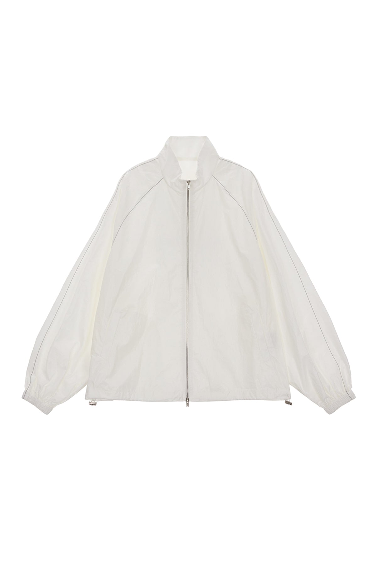 matinkim MATIN KIM LOGO COATING JUMPER FOR MEN IN IVORY