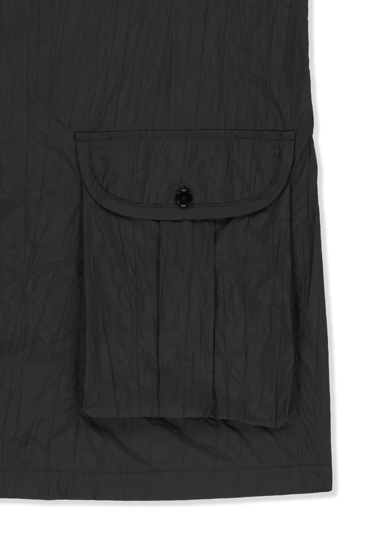 matinkim RAW EDGE PATCH POCKET SLEEVELESS DRESS IN BLACK