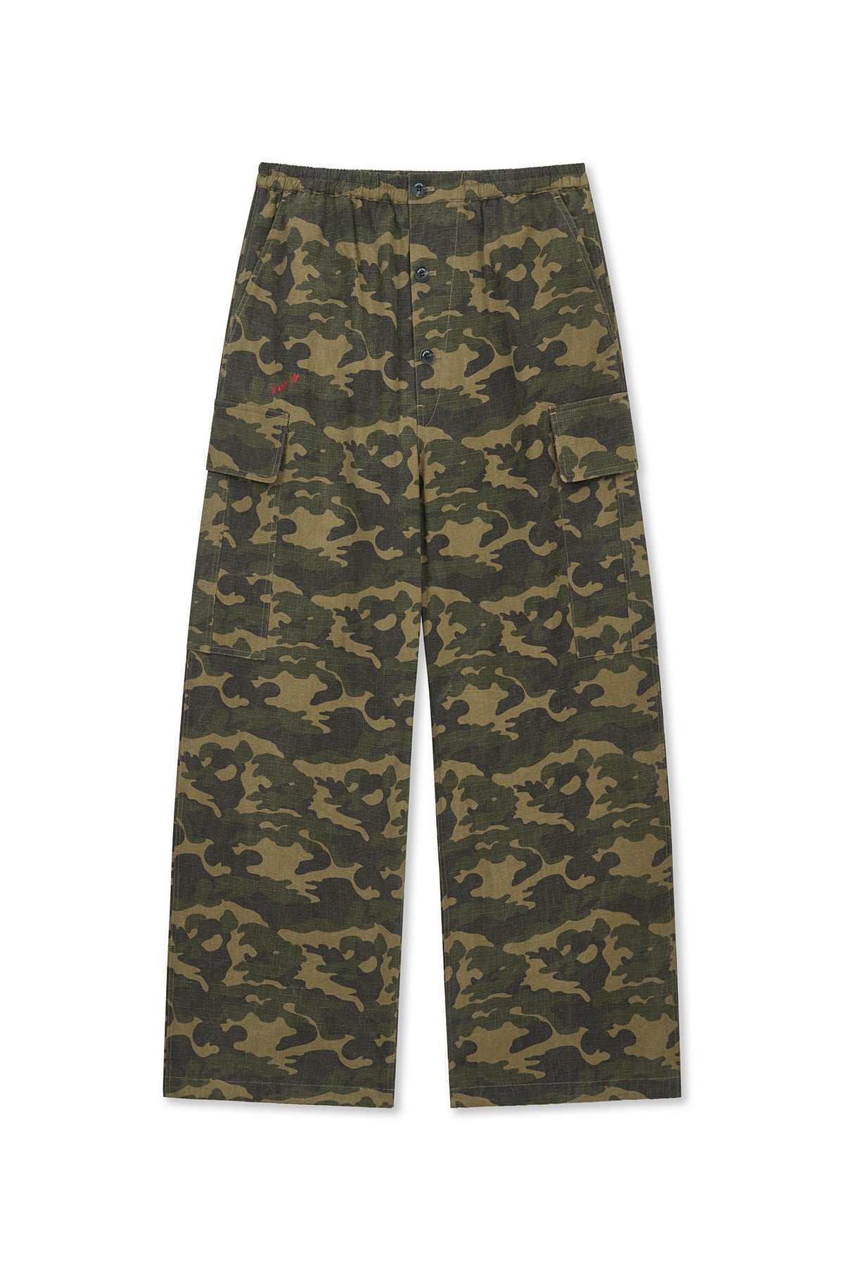 matinkim DRAWSTRING HEM CARGO PANTS IN KHAKI