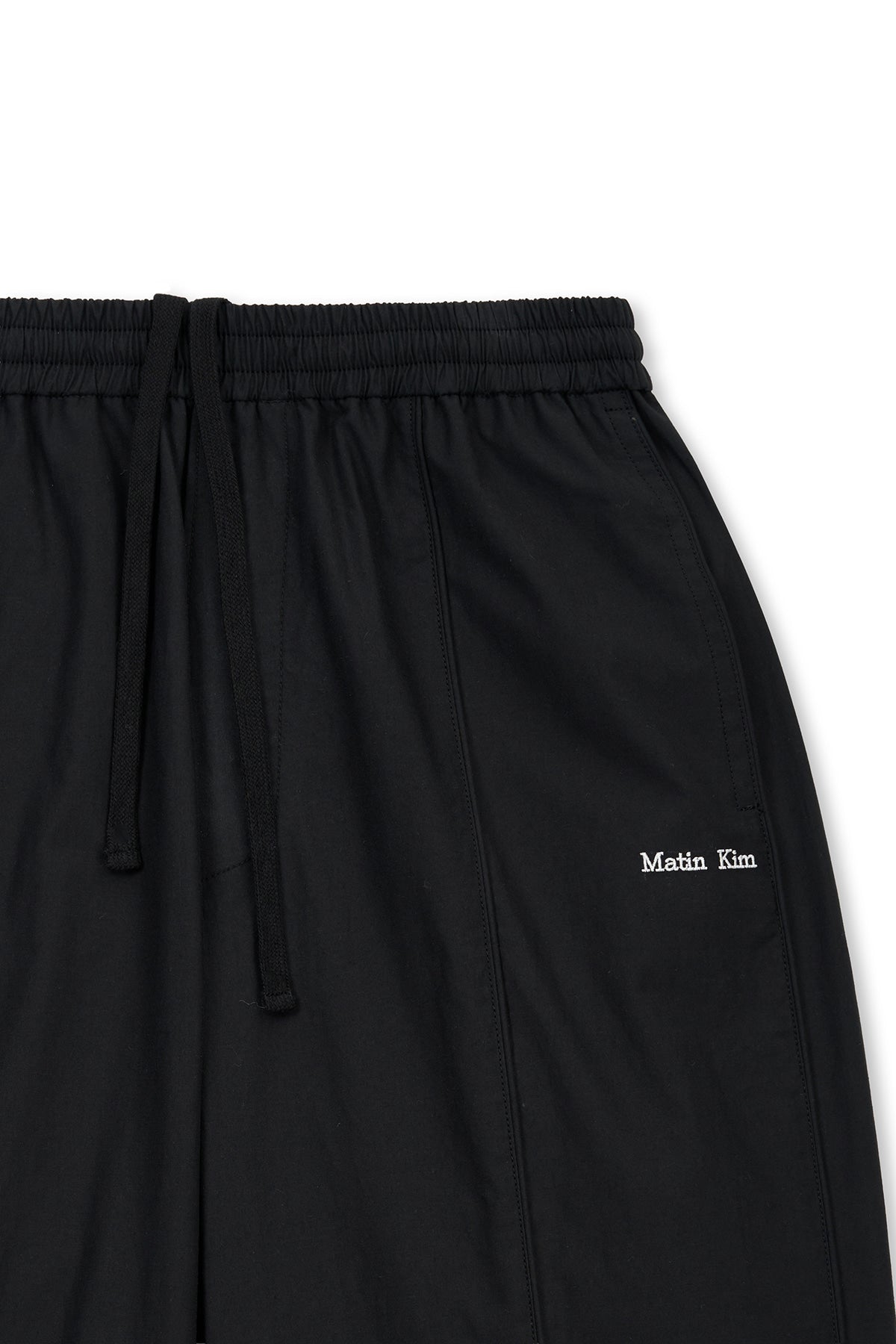 matinkim MULTI PANEL WIDE PANTS IN BLACK