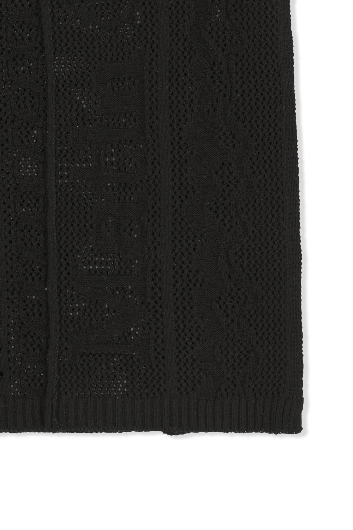 matinkim MESH LOGO WRAP MINI SKIRT IN BLACK