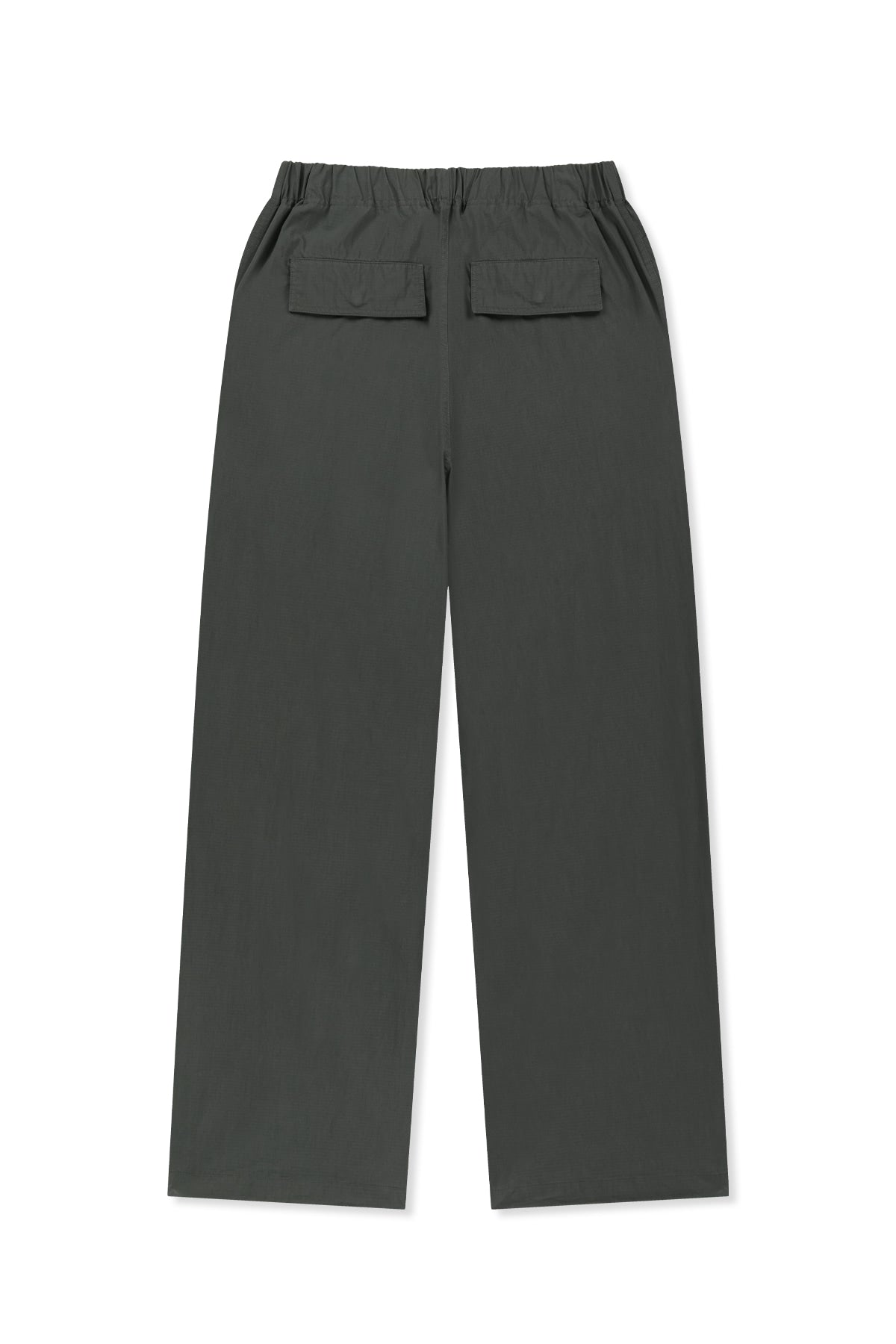 matinkim STRAP BELTED PANTS FOR MEN IN CHARCOAL